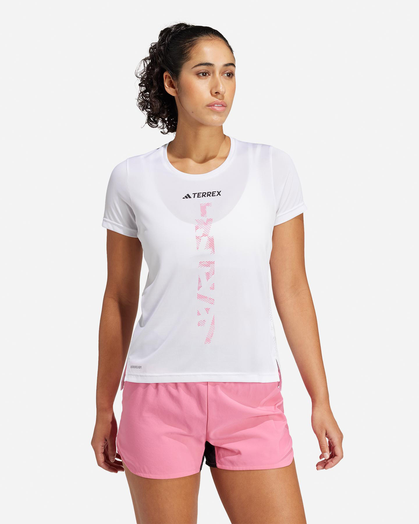 T-shirt running ADIDAS AGR W - Bianco - 3 | Cisalfa Sport