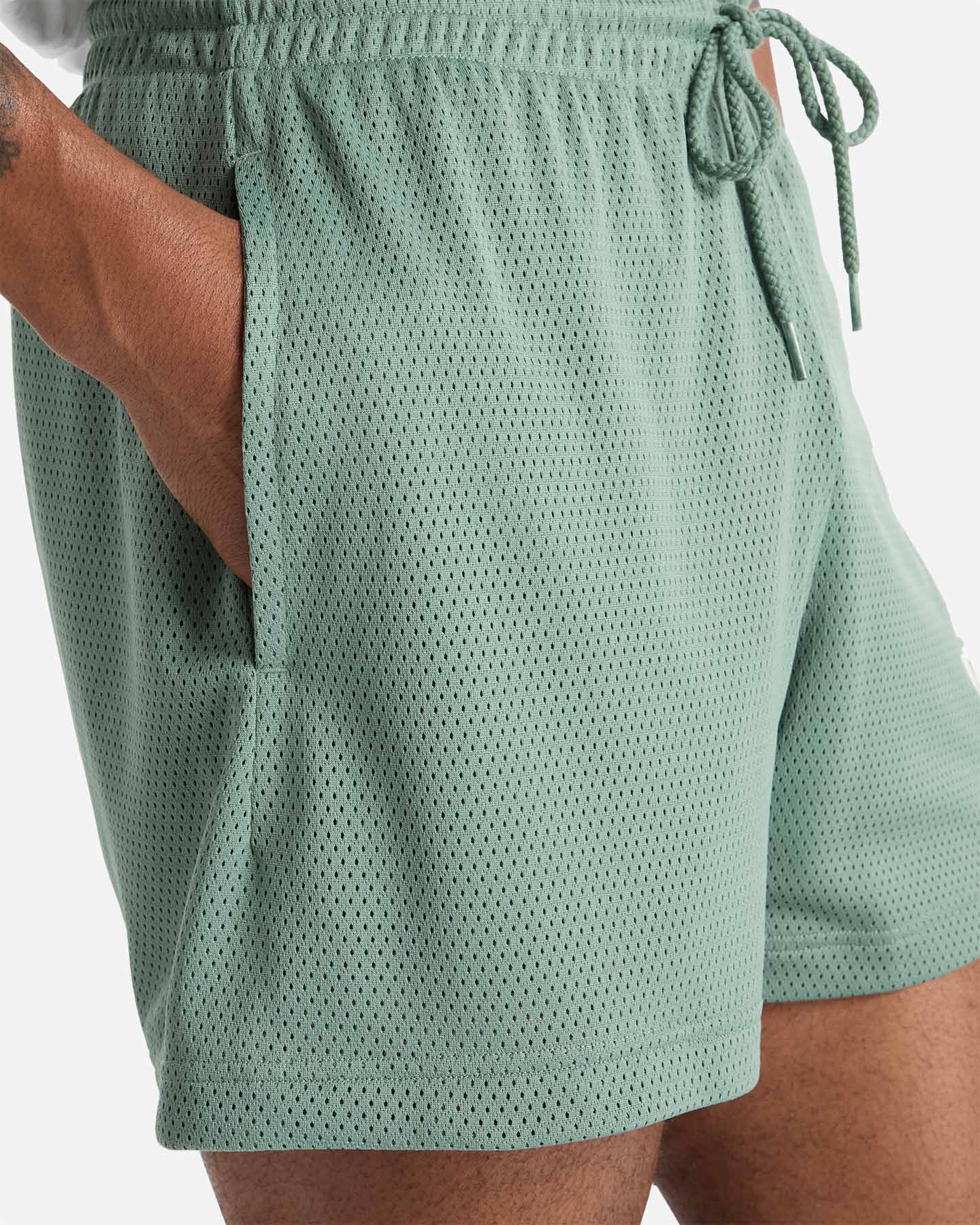 Pantaloncini NEW BALANCE HERITAGE MESH M - Verde - 4 | Cisalfa Sport