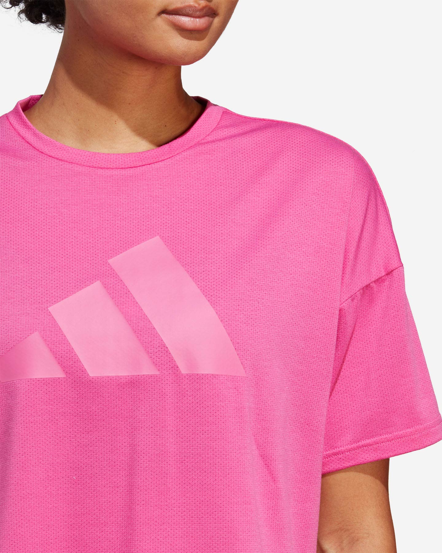 T-shirt training ADIDAS LOGO 3BAR W - Fucsia - 3 | Cisalfa Sport