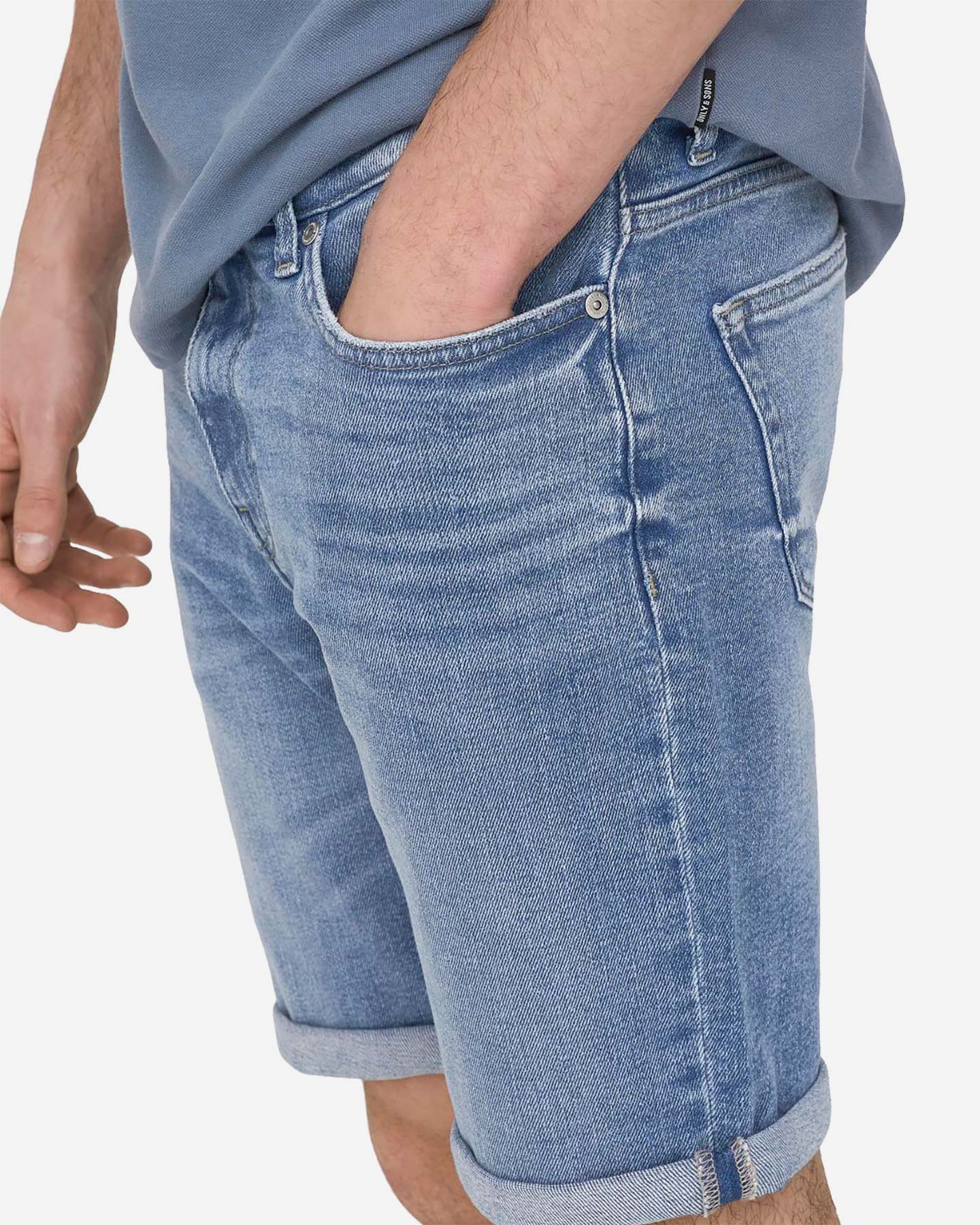 Bermuda ONLY & SONS PLY M - Denim - 5 | Cisalfa Sport