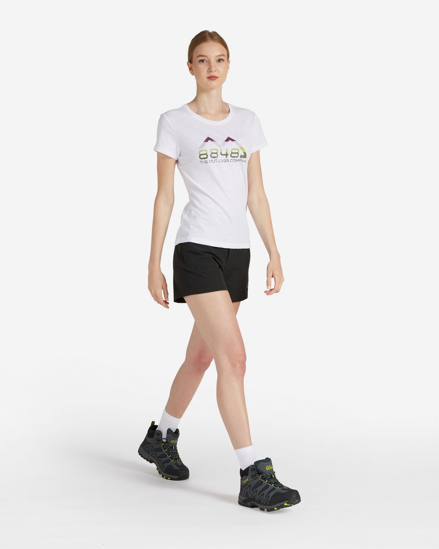 T-shirt 8848 MOUNTAIN ESSENTIAL W - Bianco - 3 | Cisalfa Sport