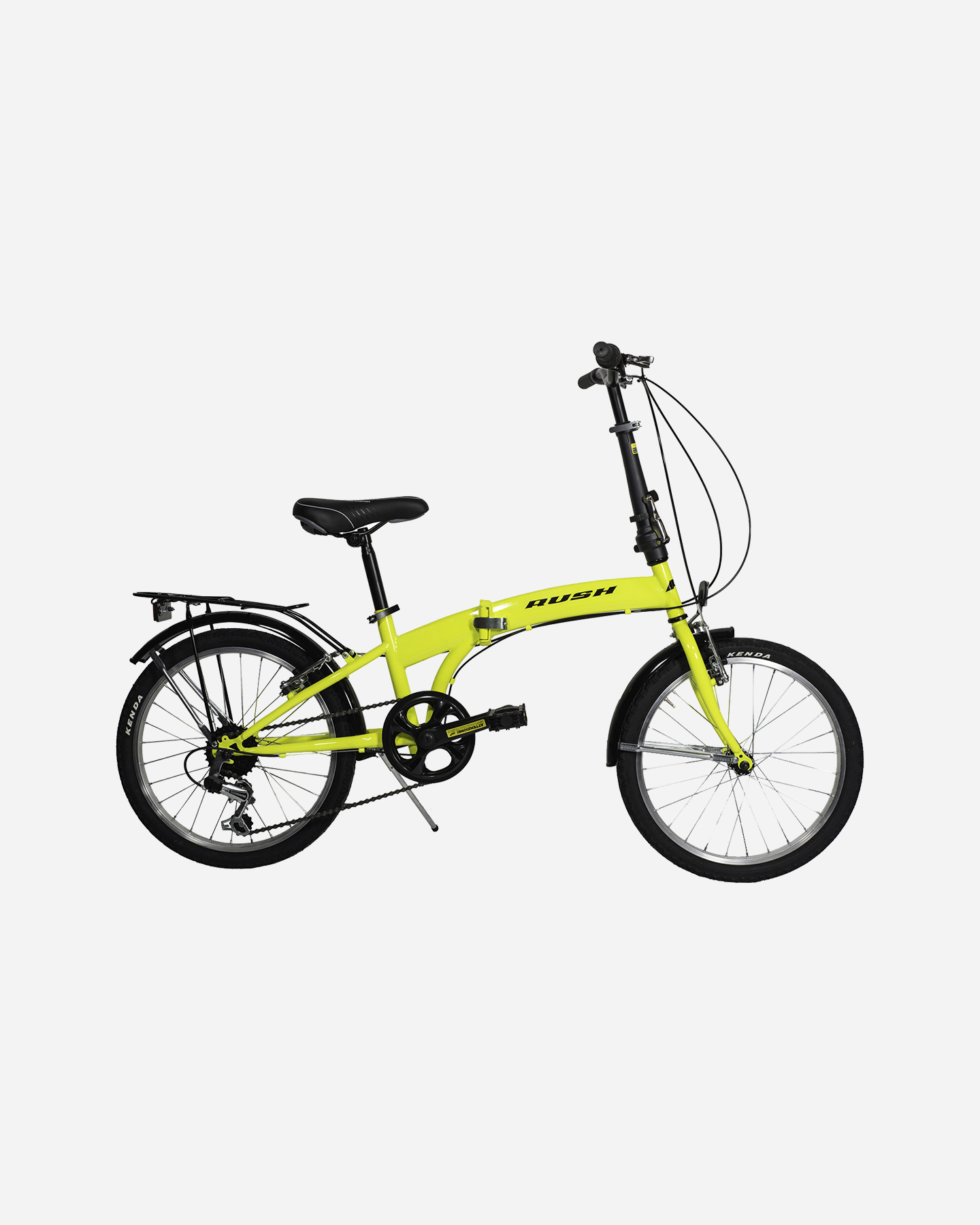 City bike RUSH BICICLETTA PIEGHEVOLE - Giallo - 0 | Cisalfa Sport