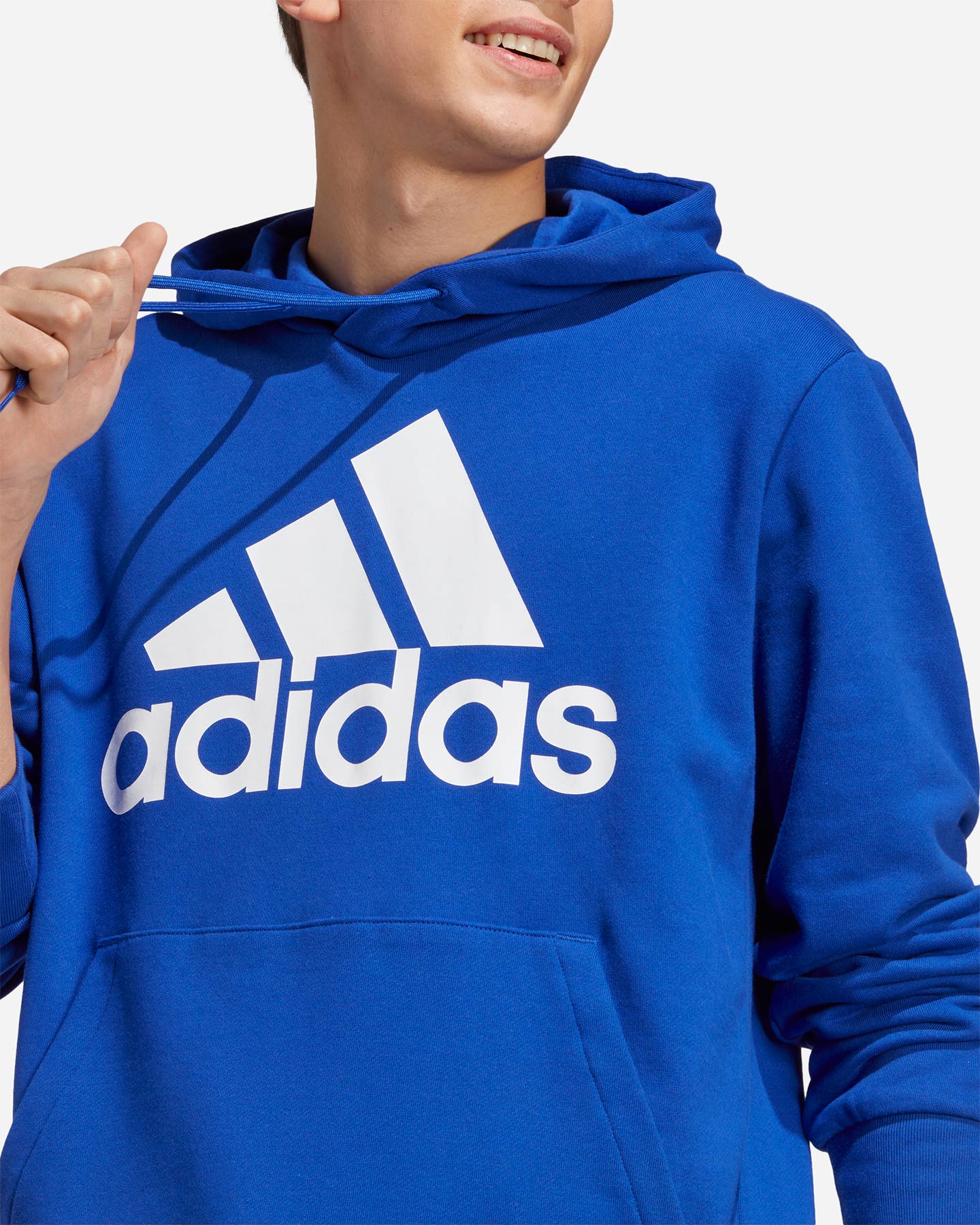 Felpa ADIDAS BIG LOGO M - Blu - 4 | Cisalfa Sport