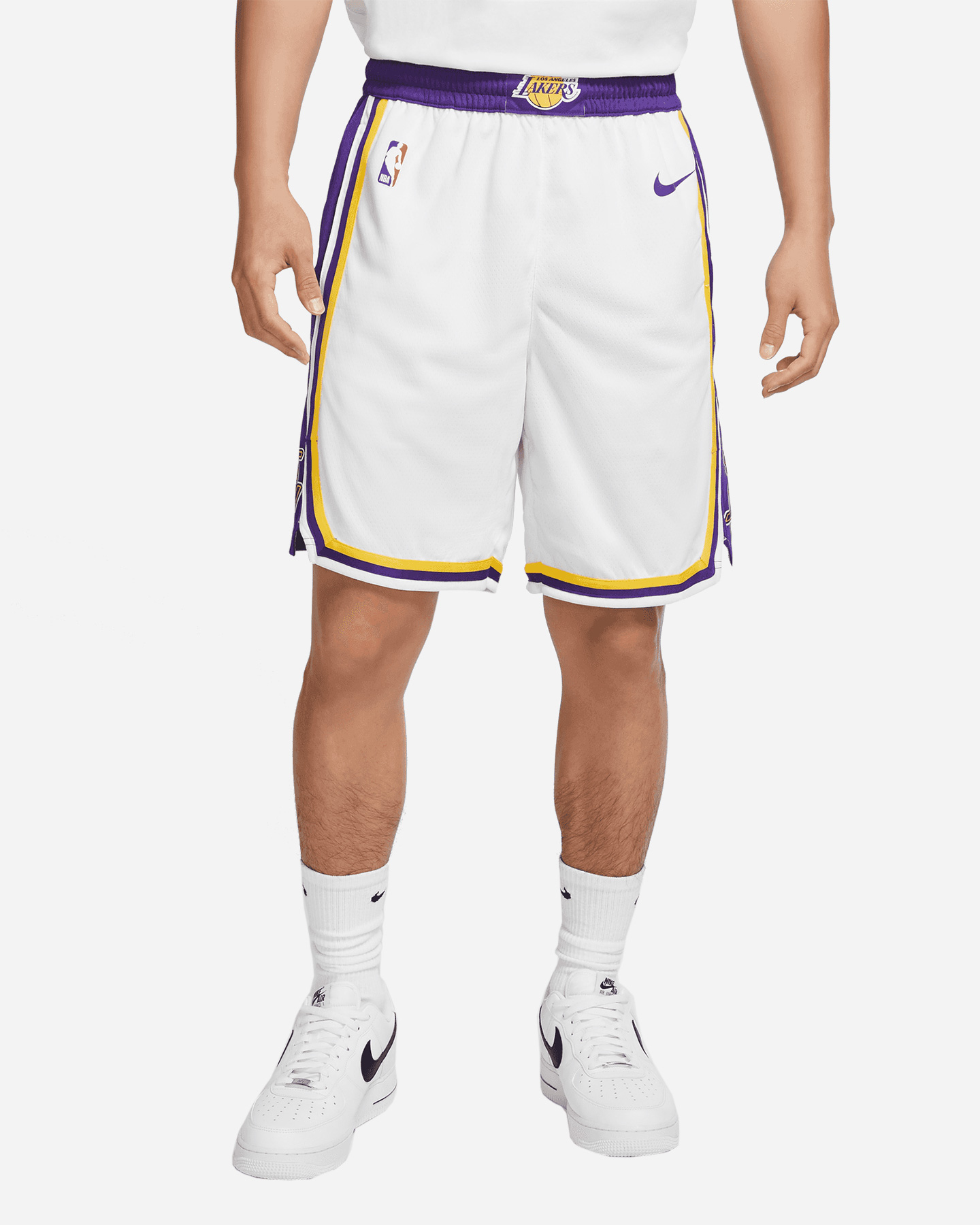 Pantaloncini basket NIKE LOS ANGELES LAKERS ASC M - Bianco - 0 | Cisalfa Sport