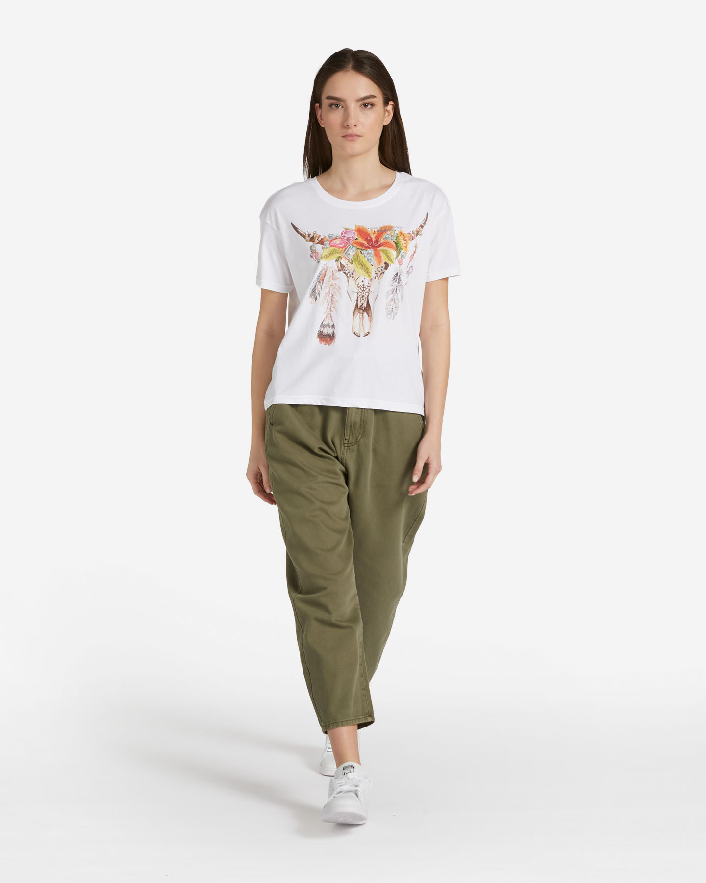 T-shirt MISTRAL ETNIC COLLECTION W - Bianco - 3 | Cisalfa Sport