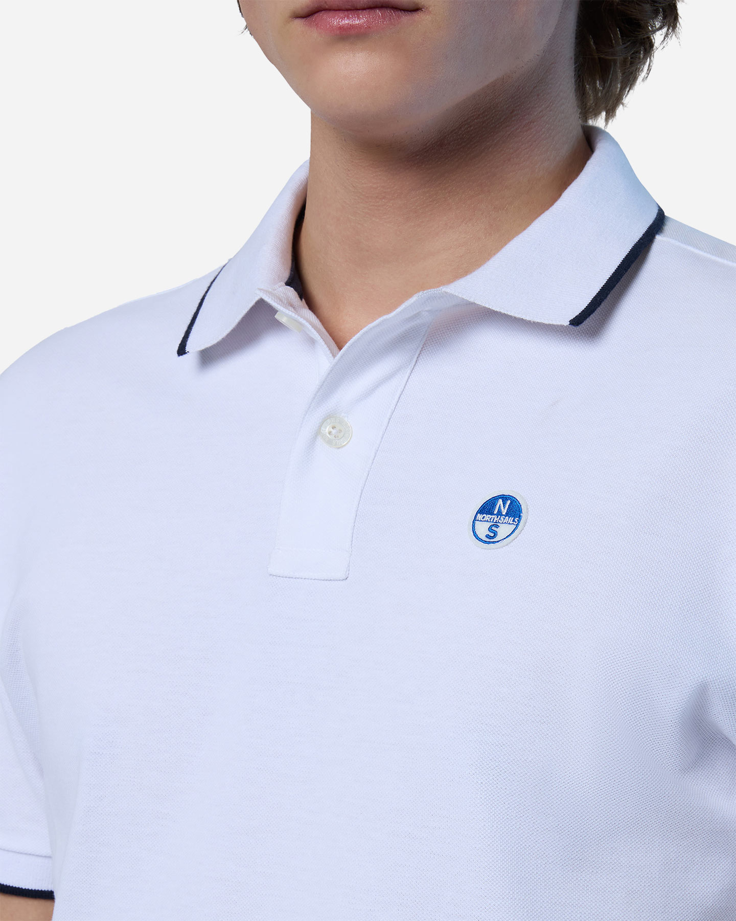 Polo NORTH SAILS PIQUET REGULAR M - Bianco - 4 | Cisalfa Sport