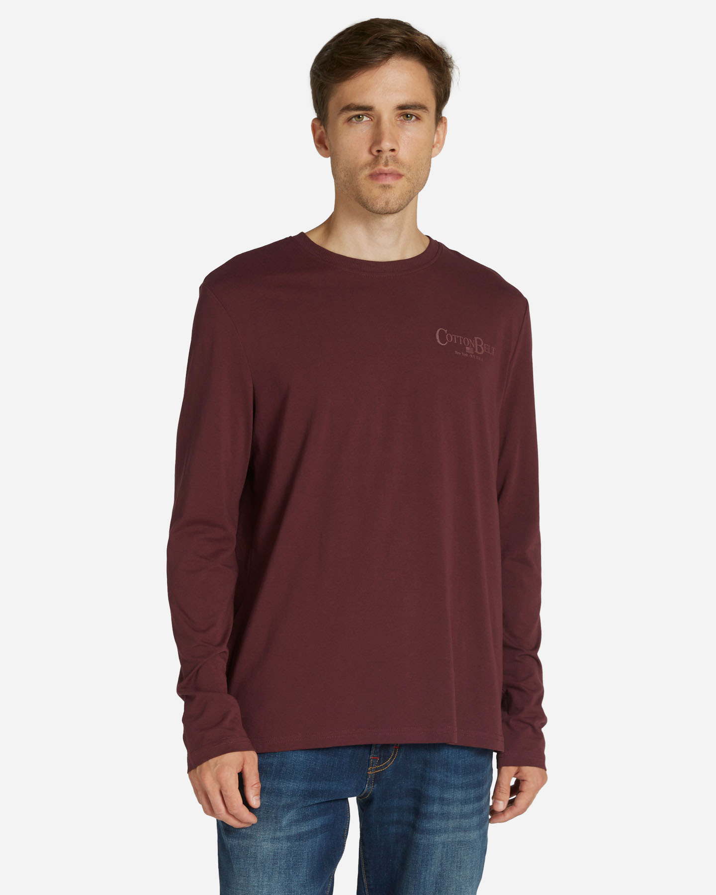 T-shirt COTTON BELT ESSENTIAL M - Rosso - 0 | Cisalfa Sport