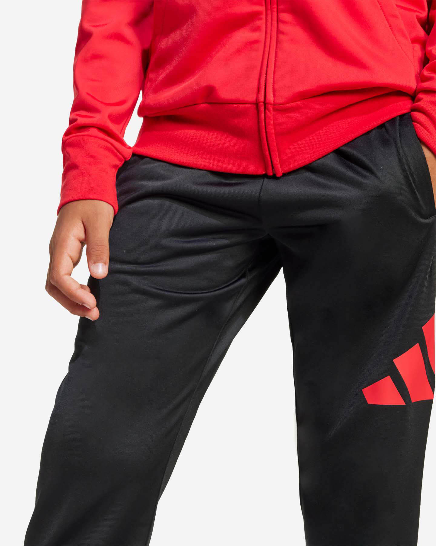 Tuta ADIDAS BIG LOGO JR - Rosso - 5 | Cisalfa Sport