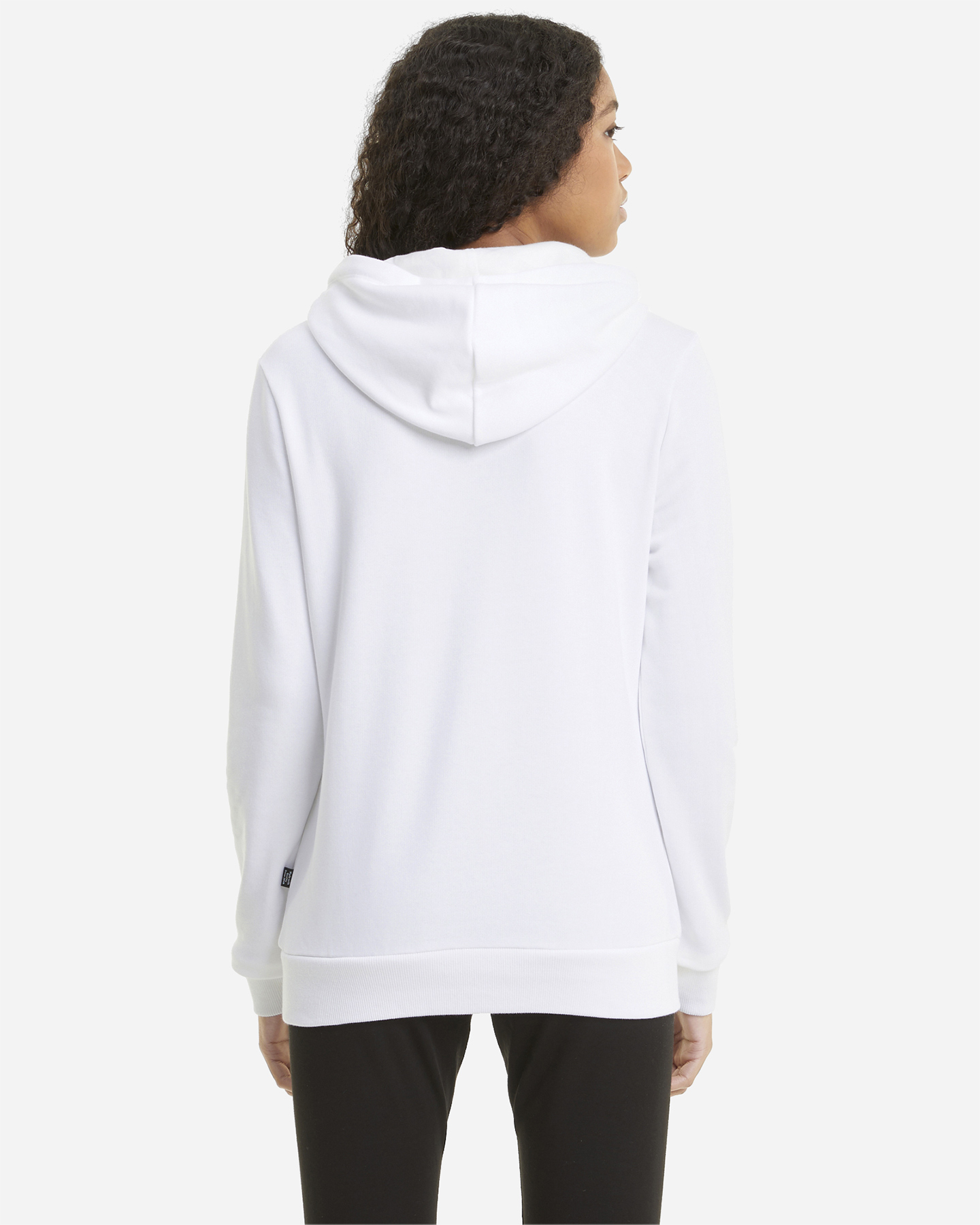 Felpa PUMA ESSENTIAL LOGO W - Bianco - 3 | Cisalfa Sport