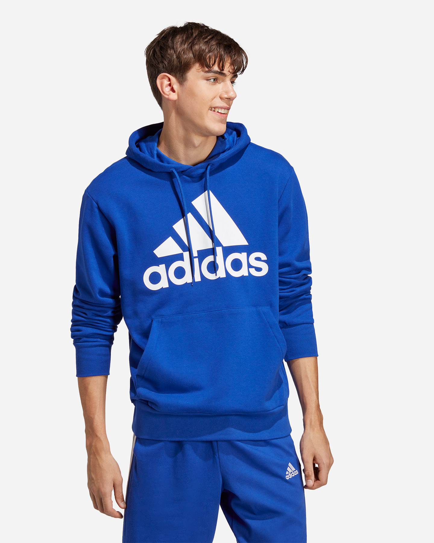 Felpa ADIDAS BIG LOGO M - Blu - 3 | Cisalfa Sport