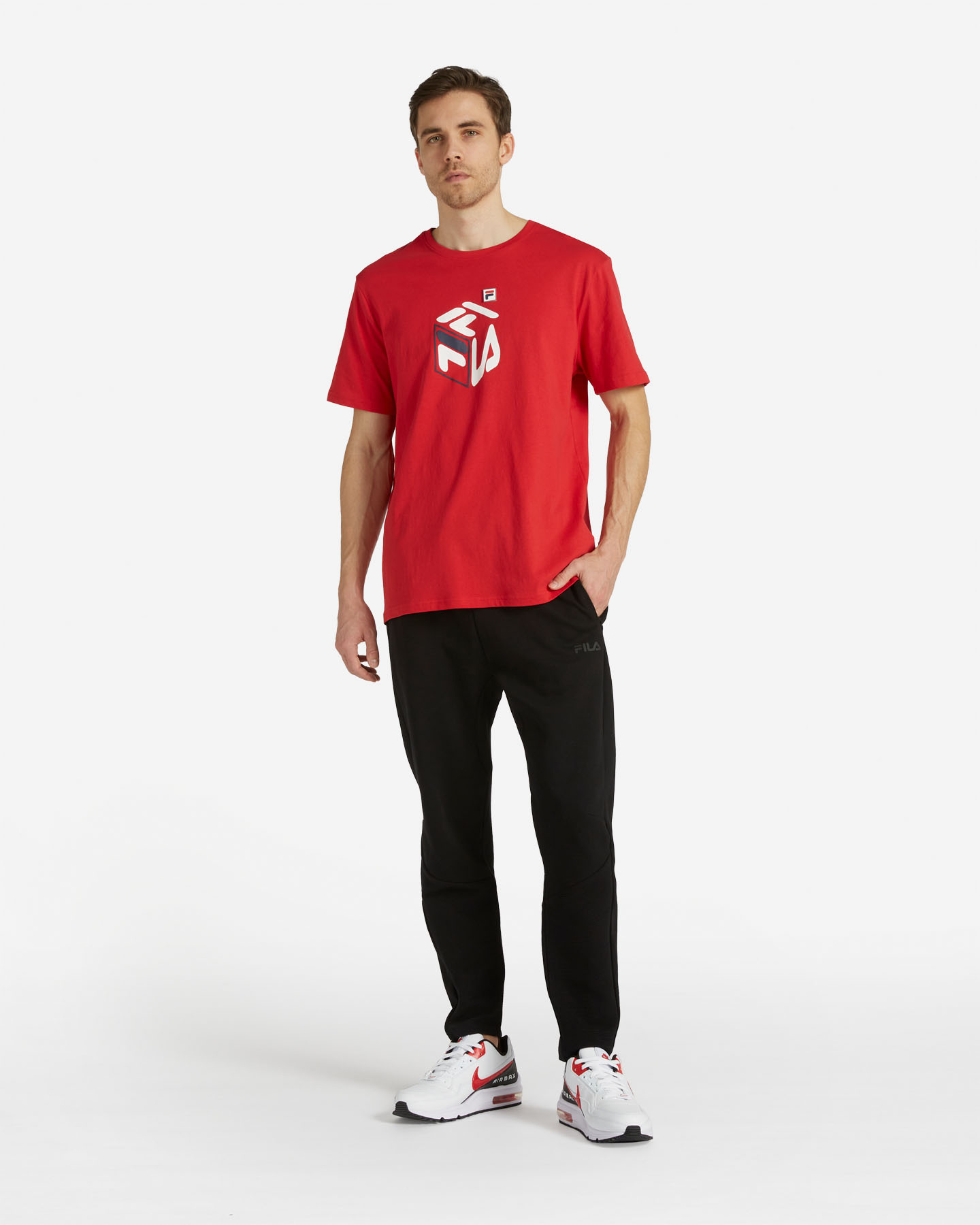 T-shirt FILA BIG LOGO M - Rosso - 1 | Cisalfa Sport