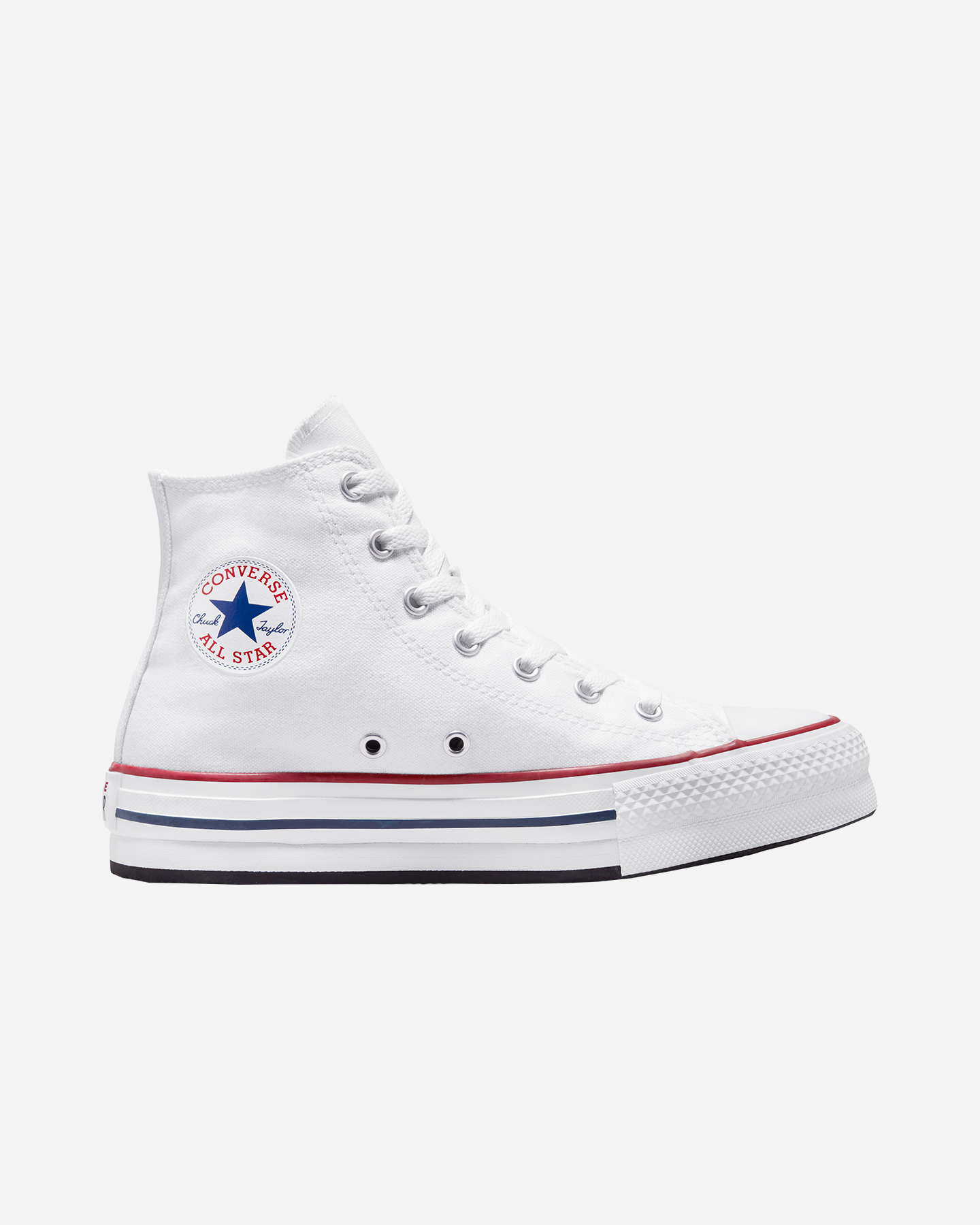 Scarpe sneakers CONVERSE CHUCK TAYLOR ALL STAR EVA LIFT PLAT GS JR - Bianco - 0 | Cisalfa Sport