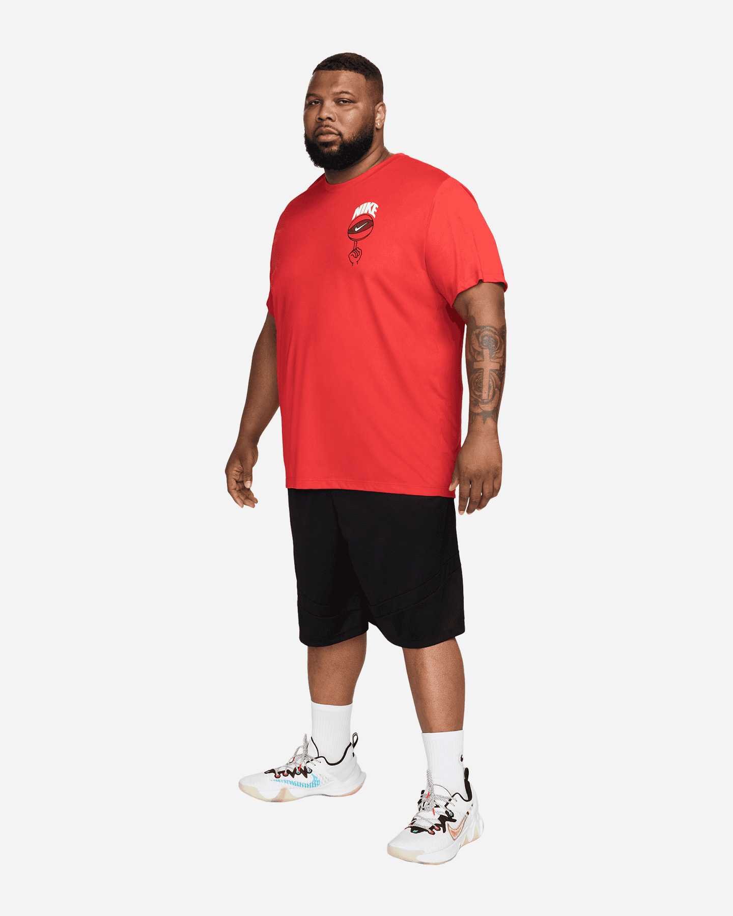 Abbigliamento basket NIKE BASKETBALL DRI FIT M - Rosso - 3 | Cisalfa Sport