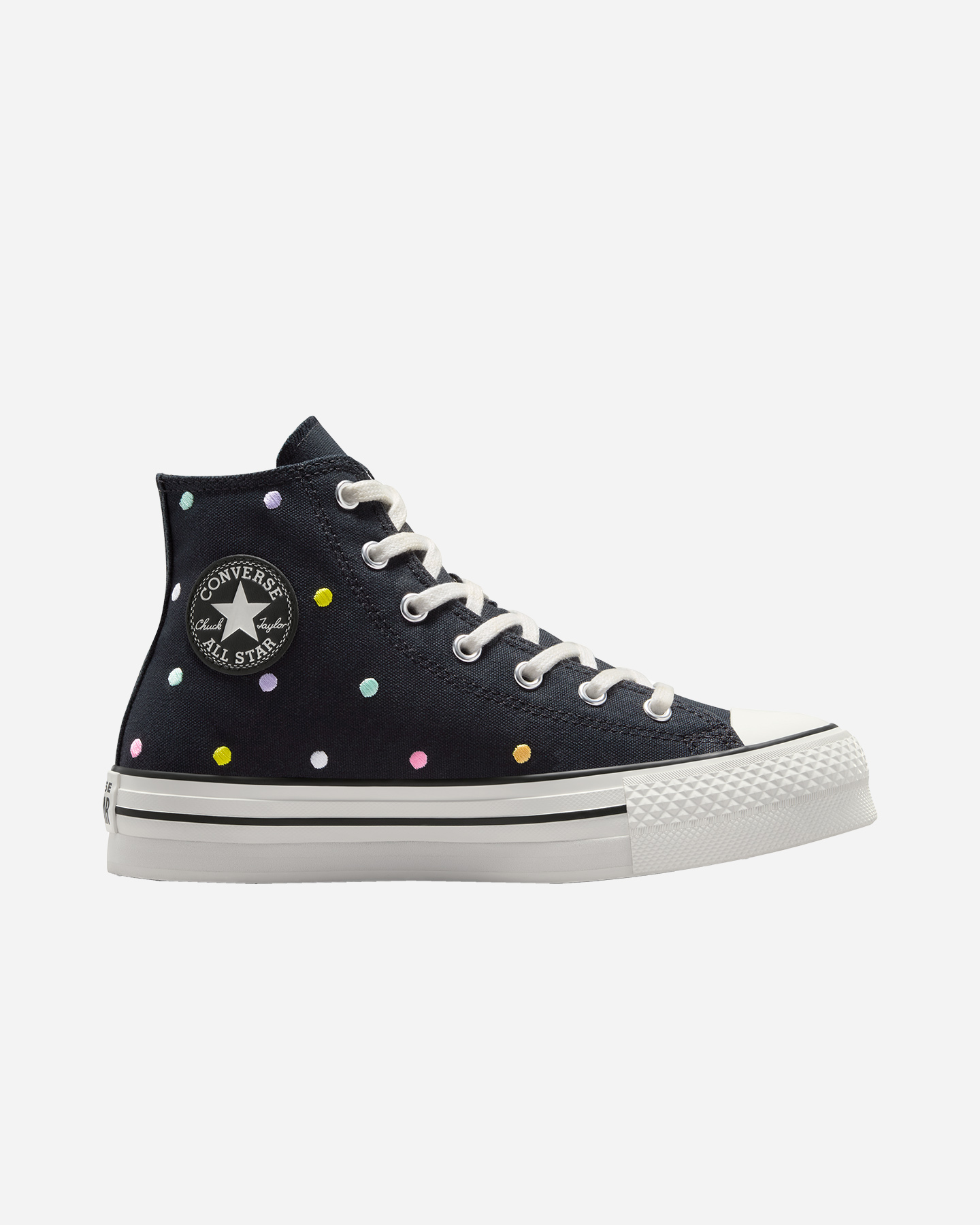 Scarpe sneakers CONVERSE CHUCK TAYLOR ALL STAR EVA LIFT HIGH JR - Nero - 0 | Cisalfa Sport