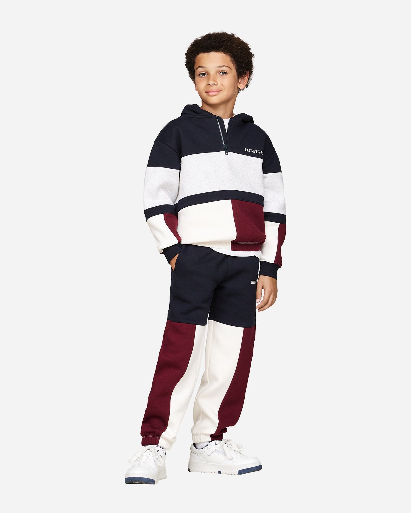 Felpa TOMMY HILFIGER COLOR BLOCK JR - 1 | Cisalfa Sport