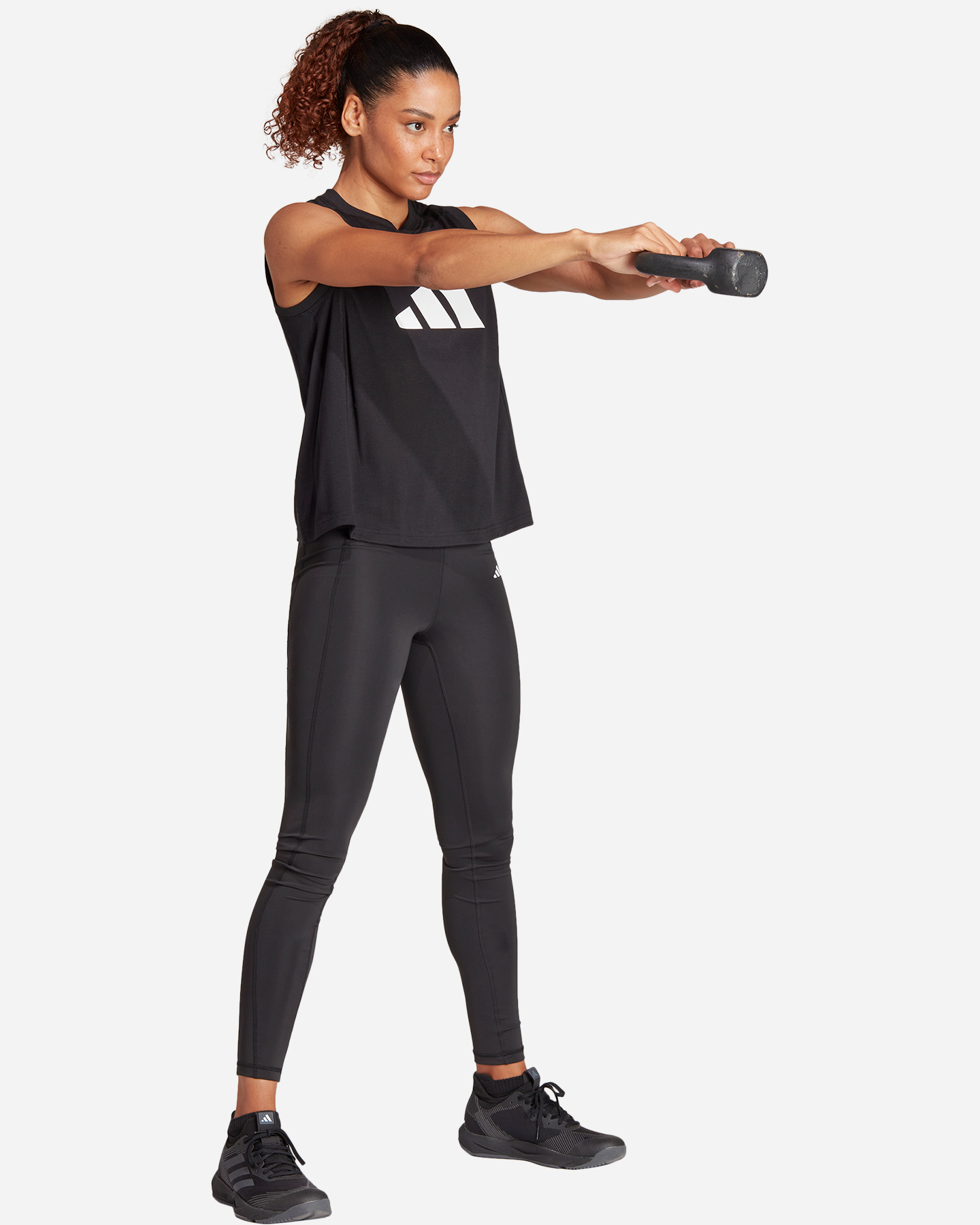 Canotta training ADIDAS BIG LOGO W - Nero - 3 | Cisalfa Sport