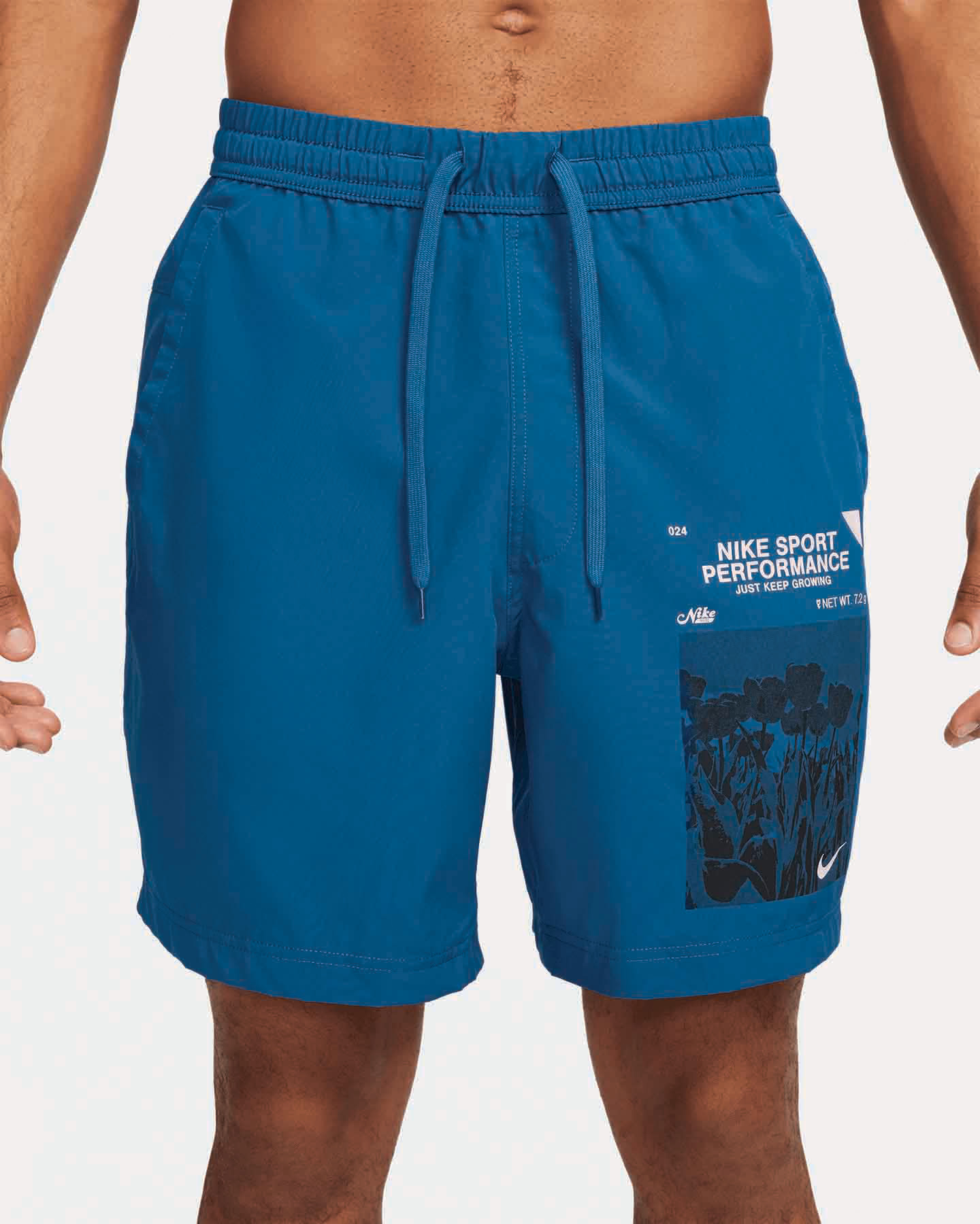 Pantalone training NIKE DRI FIT FORM 7'' GFX M - Blu - 1 | Cisalfa Sport
