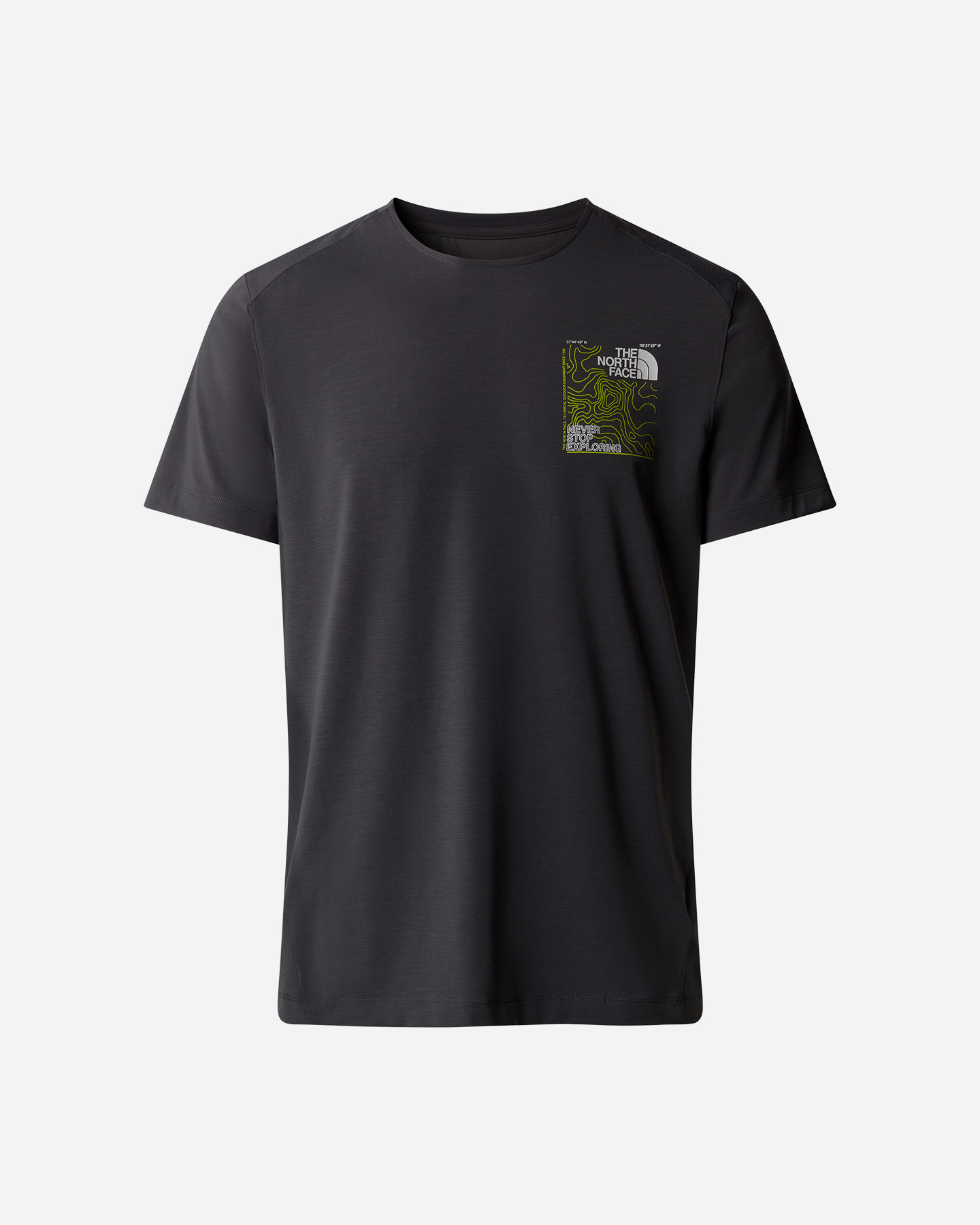 T-shirt THE NORTH FACE LIGHTNING M - Antracite - 0 | Cisalfa Sport