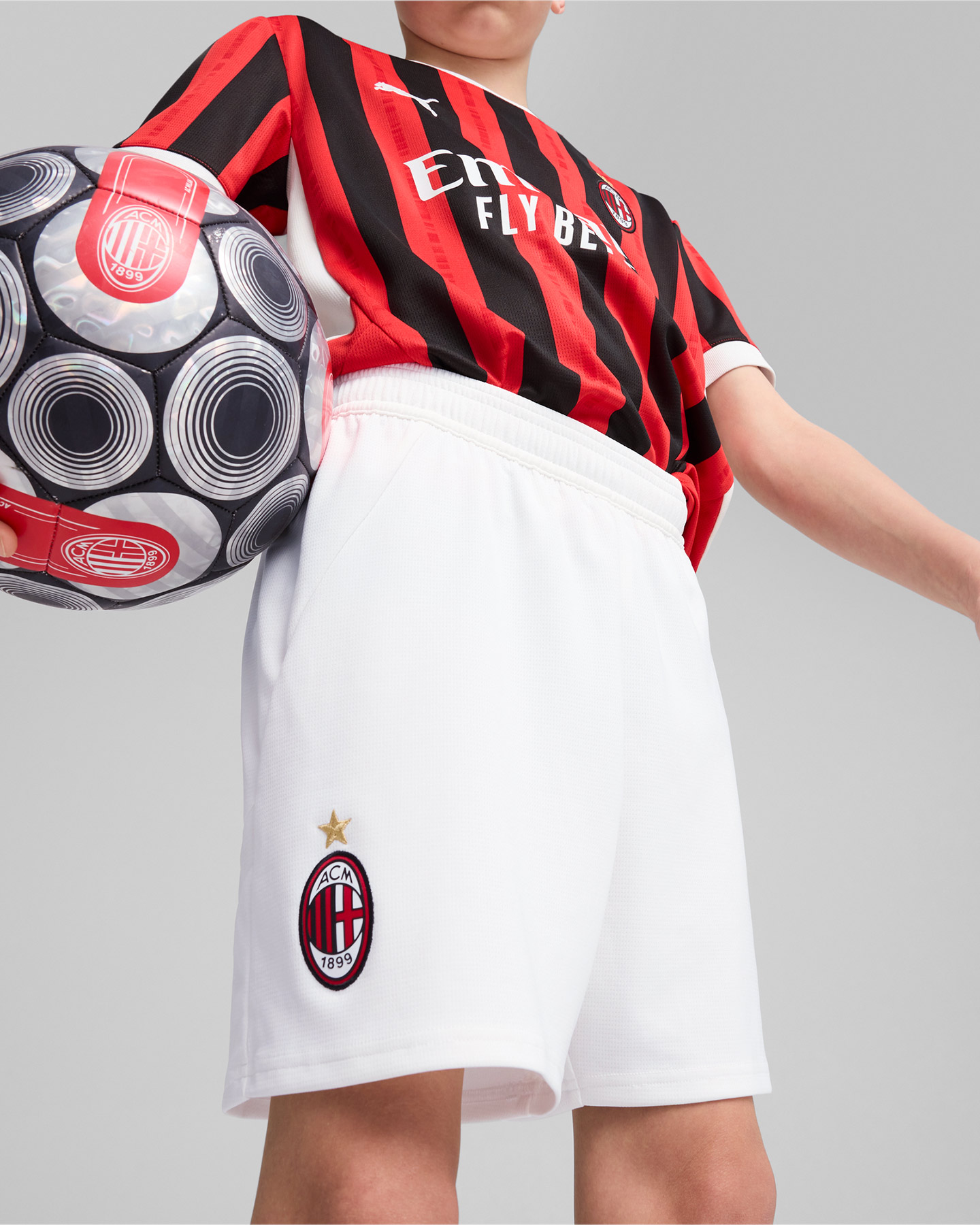 Pantaloncini calcio ufficiali PUMA MILAN HOME 24-25 JR - 5 | Cisalfa Sport