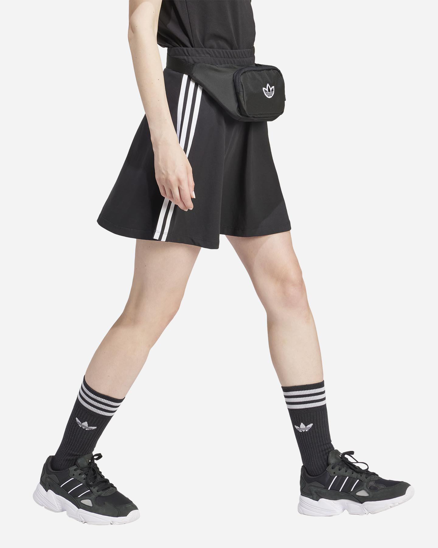 Gonna ADIDAS ORIGINAL 3STRIPES W - Nero - 3 | Cisalfa Sport