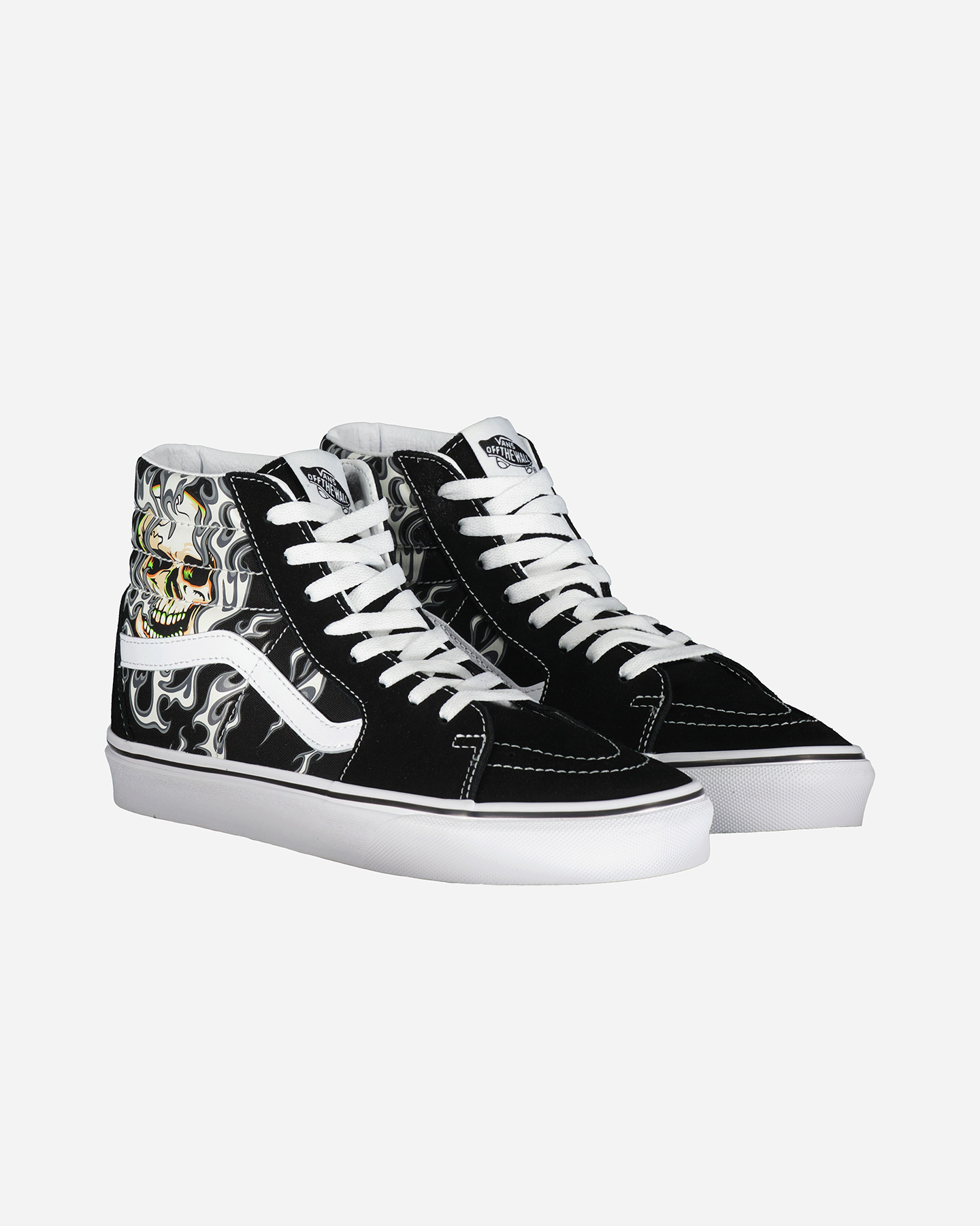 Scarpe sneakers VANS SK8-HI FLAME SKULL M - 5 | Cisalfa Sport