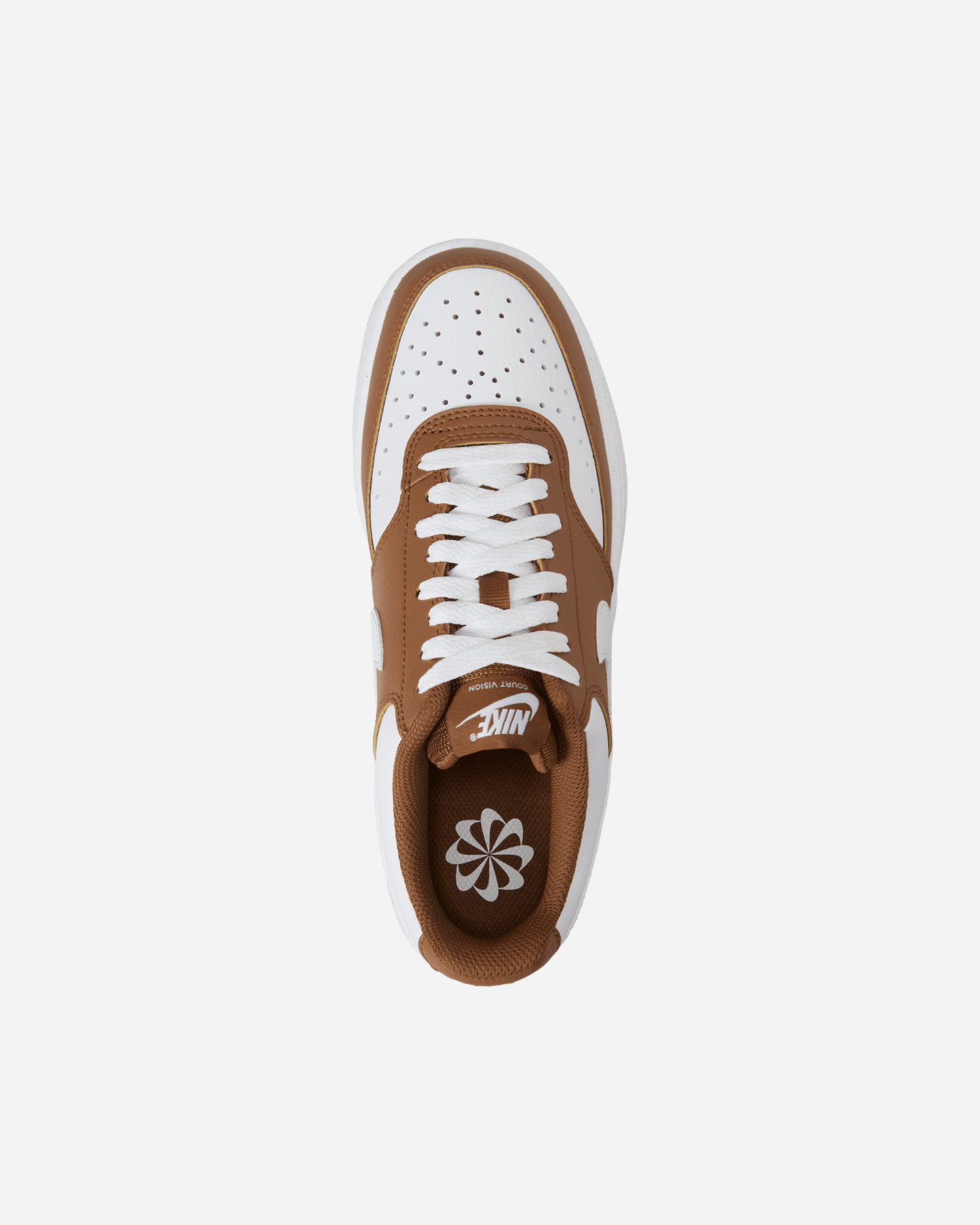 Scarpe sneakers NIKE COURT VISION LOW W - Marrone - 2 | Cisalfa Sport