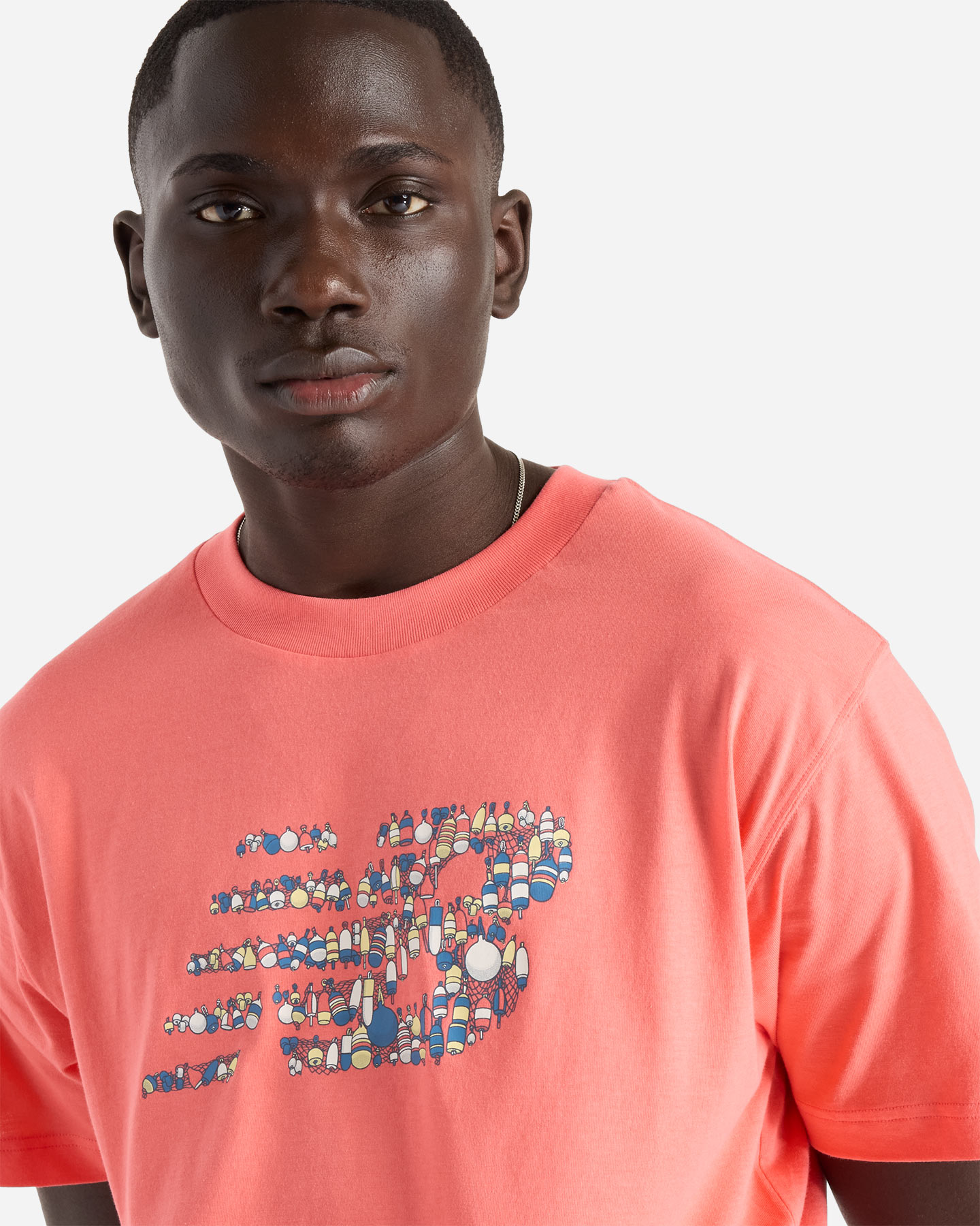 T-shirt NEW BALANCE NAUTICAL GRAFPHIC M - Rosso - 3 | Cisalfa Sport