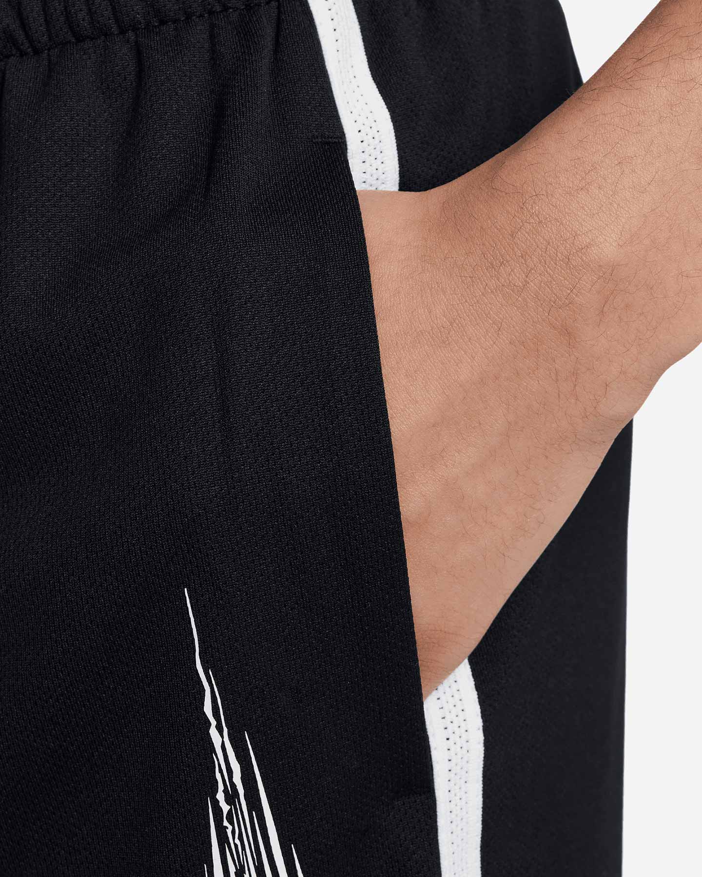 Pantaloncini NIKE DRIFIT SWOOSH JR - Nero - 3 | Cisalfa Sport