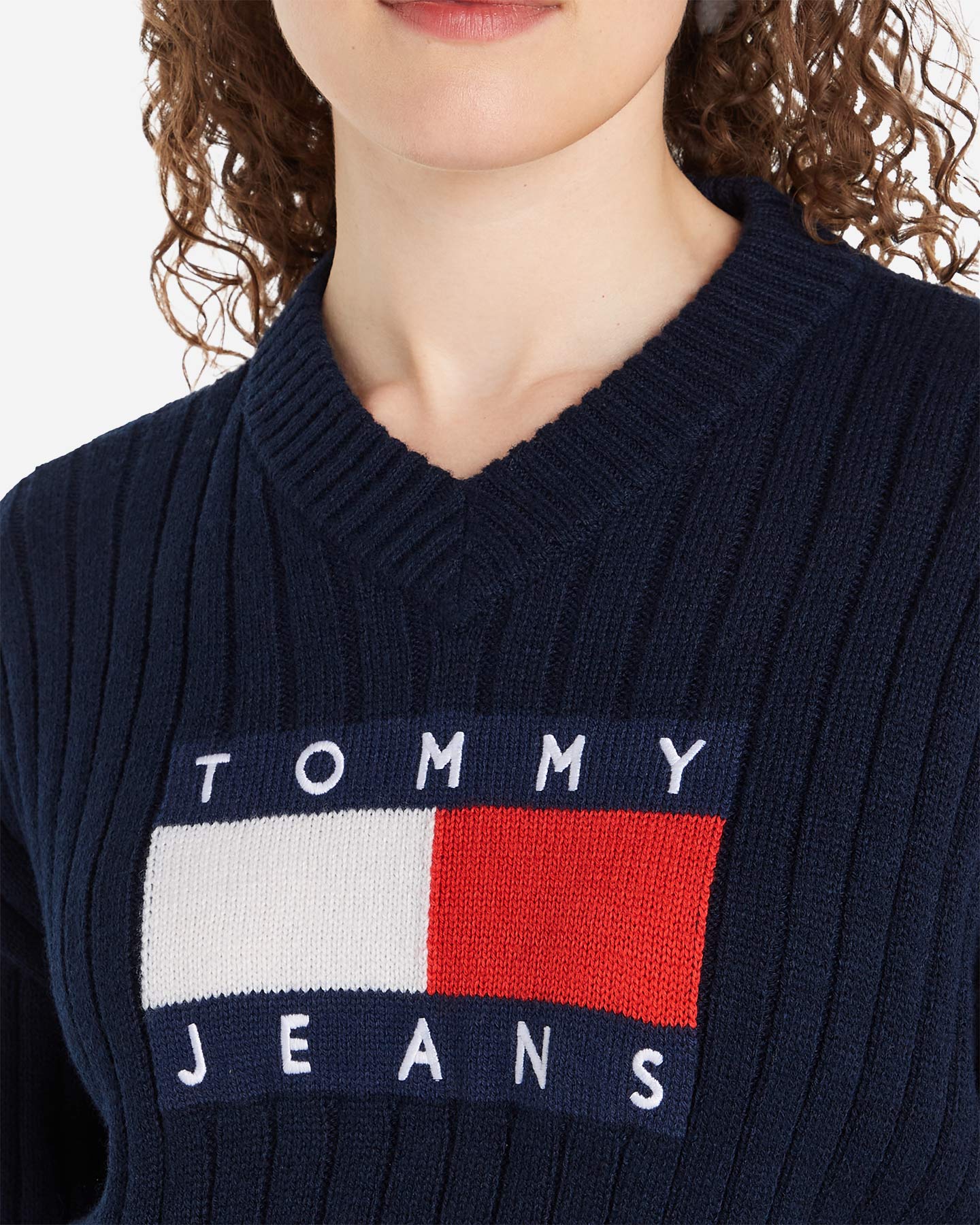 Maglione TOMMY HILFIGER BOXY CENTER FLAG W - 4 | Cisalfa Sport