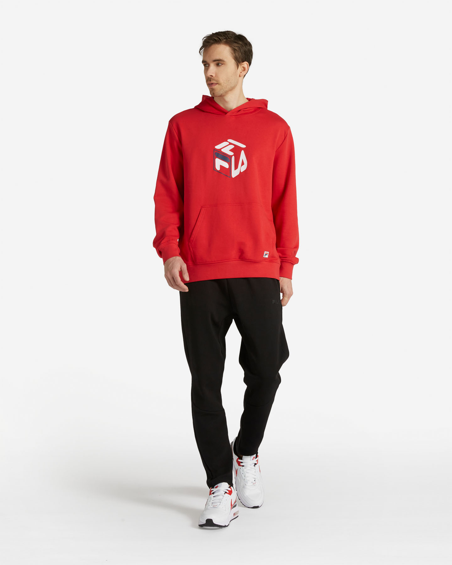 Felpa FILA BIG LOGO M - Rosso - 1 | Cisalfa Sport