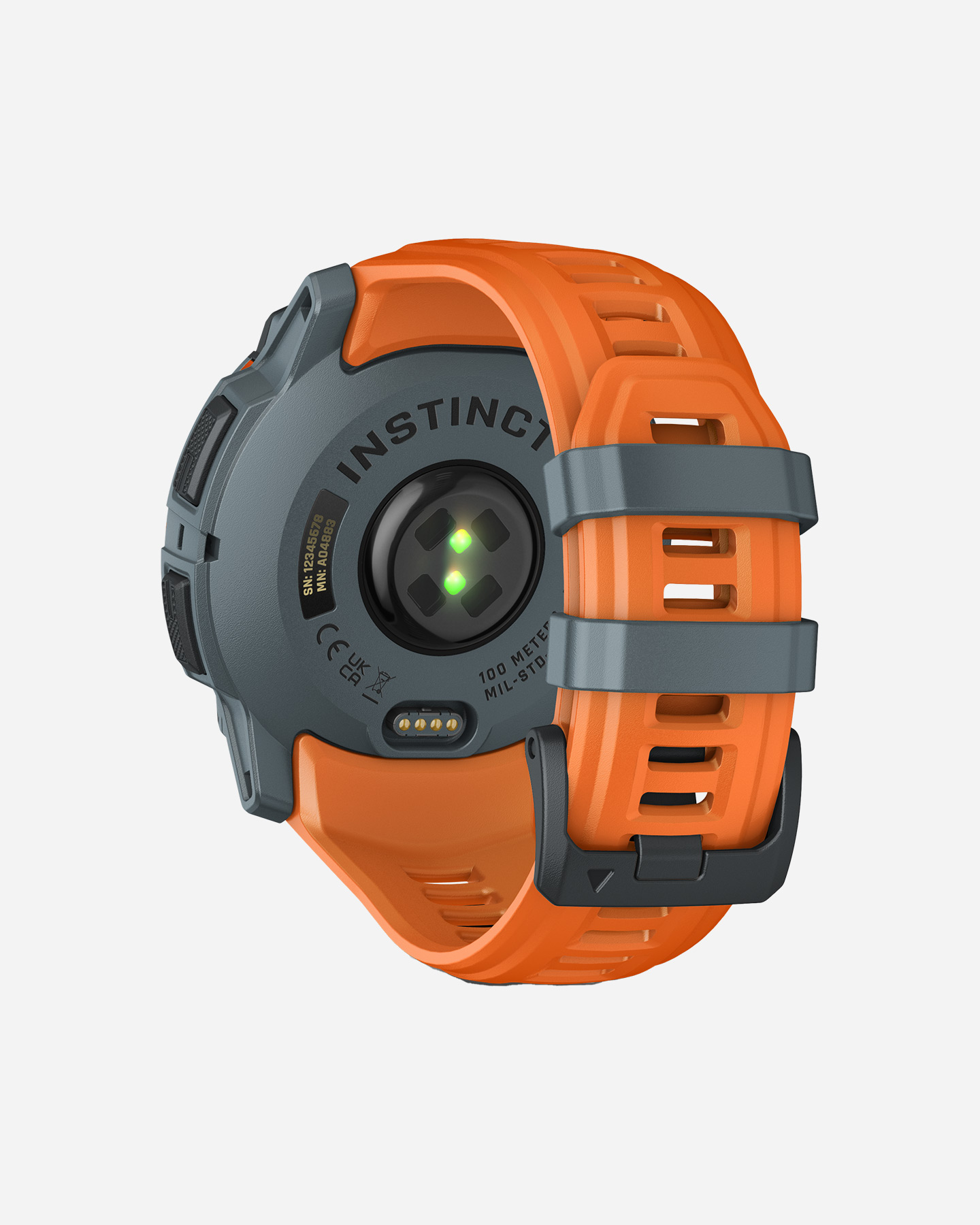 Orologio multifunzione GARMIN INSTINCT 3 50MM SOLAR - Arancione - 4 | Cisalfa Sport