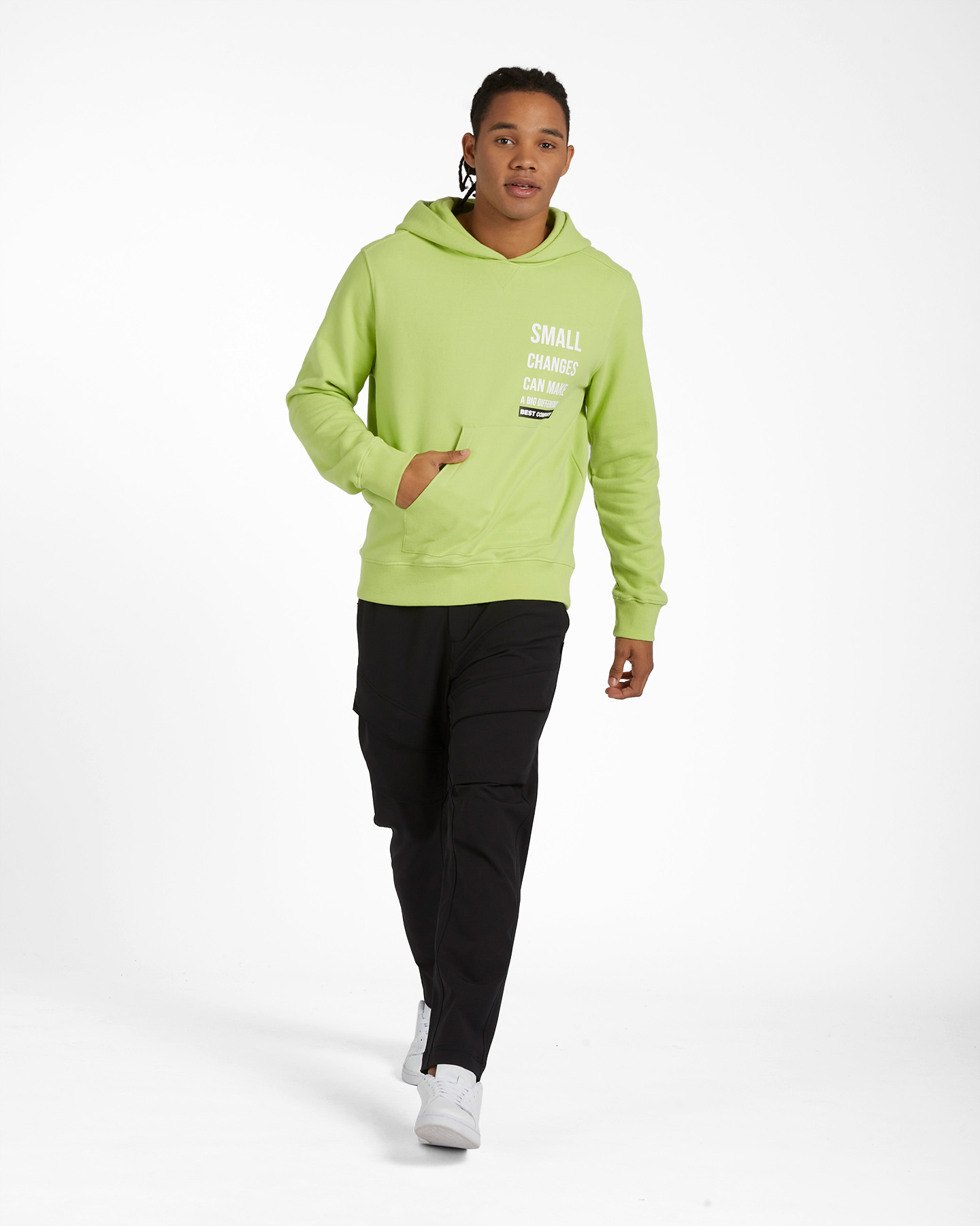 Felpa BEST COMPANY CLASSIC HOODIE M - Giallo - 3 | Cisalfa Sport