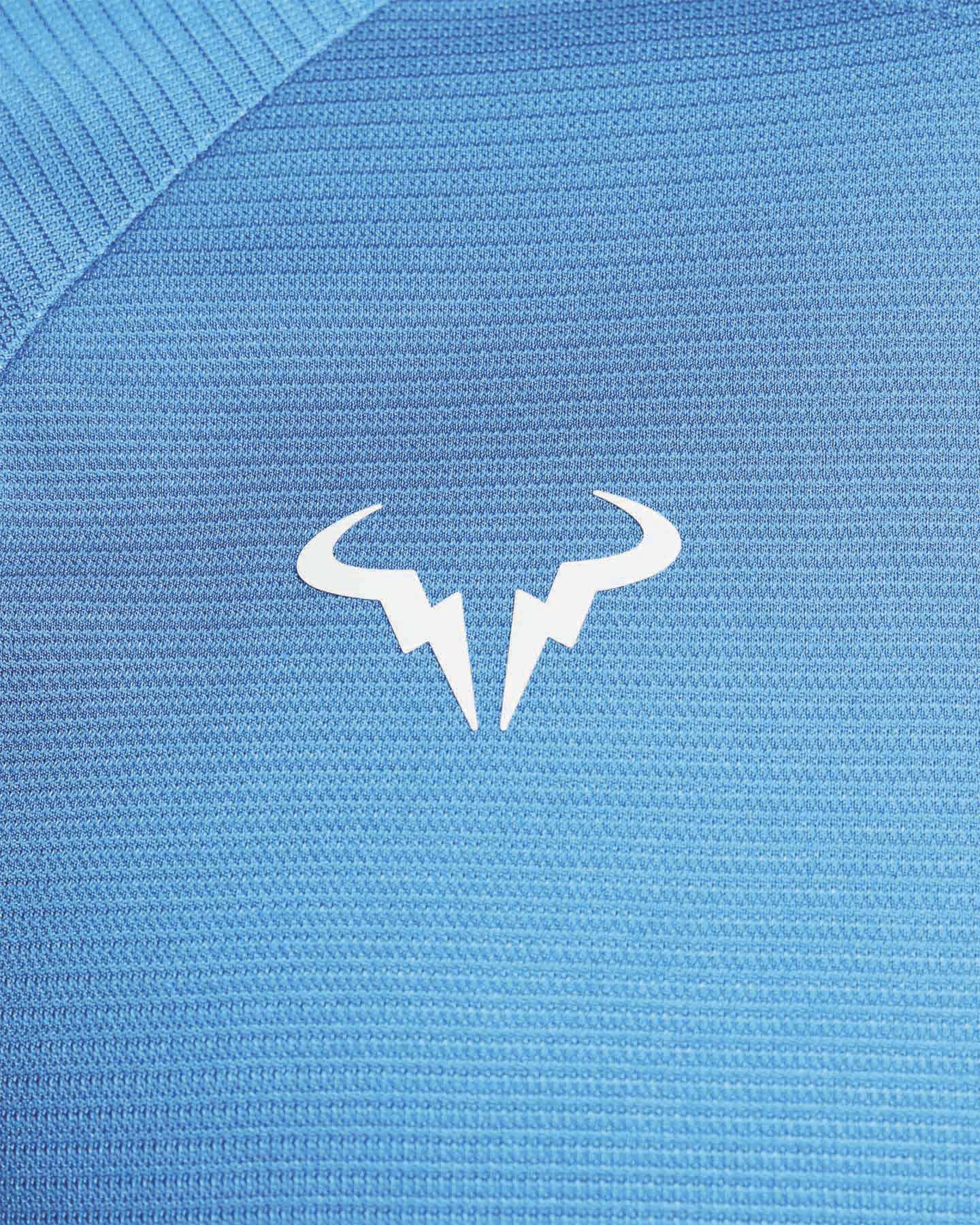 T-shirt tennis NIKE RAFA CHALLENGER DRI FIT M - Blu - 3 | Cisalfa Sport