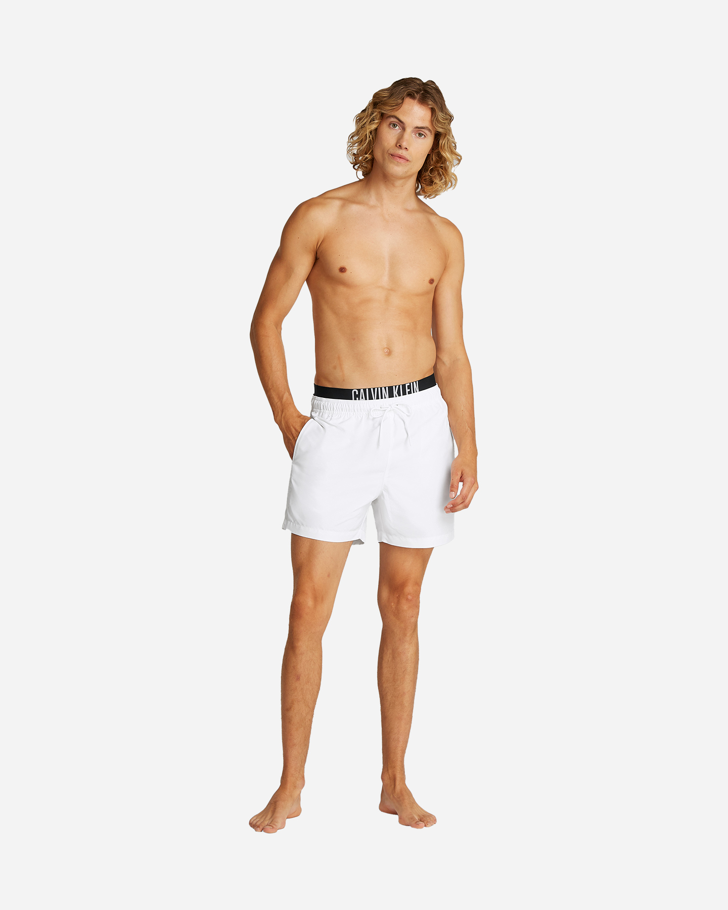 Boxer mare CALVIN KLEIN JEANS BOXER ELASTIC M - Bianco - 2 | Cisalfa Sport