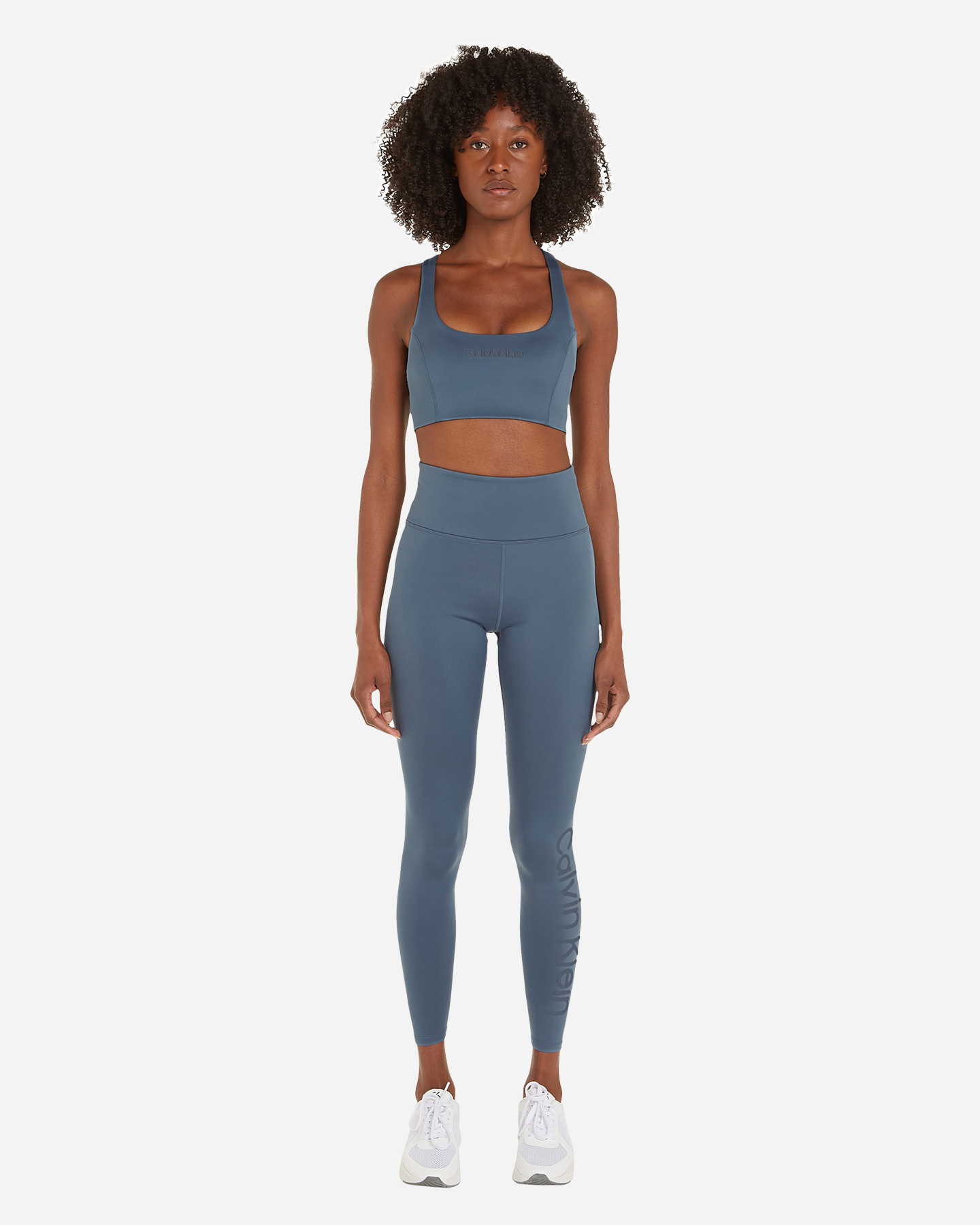 Reggiseno sportivo CALVIN KLEIN SPORT LOGO W - Blu - 3 | Cisalfa Sport