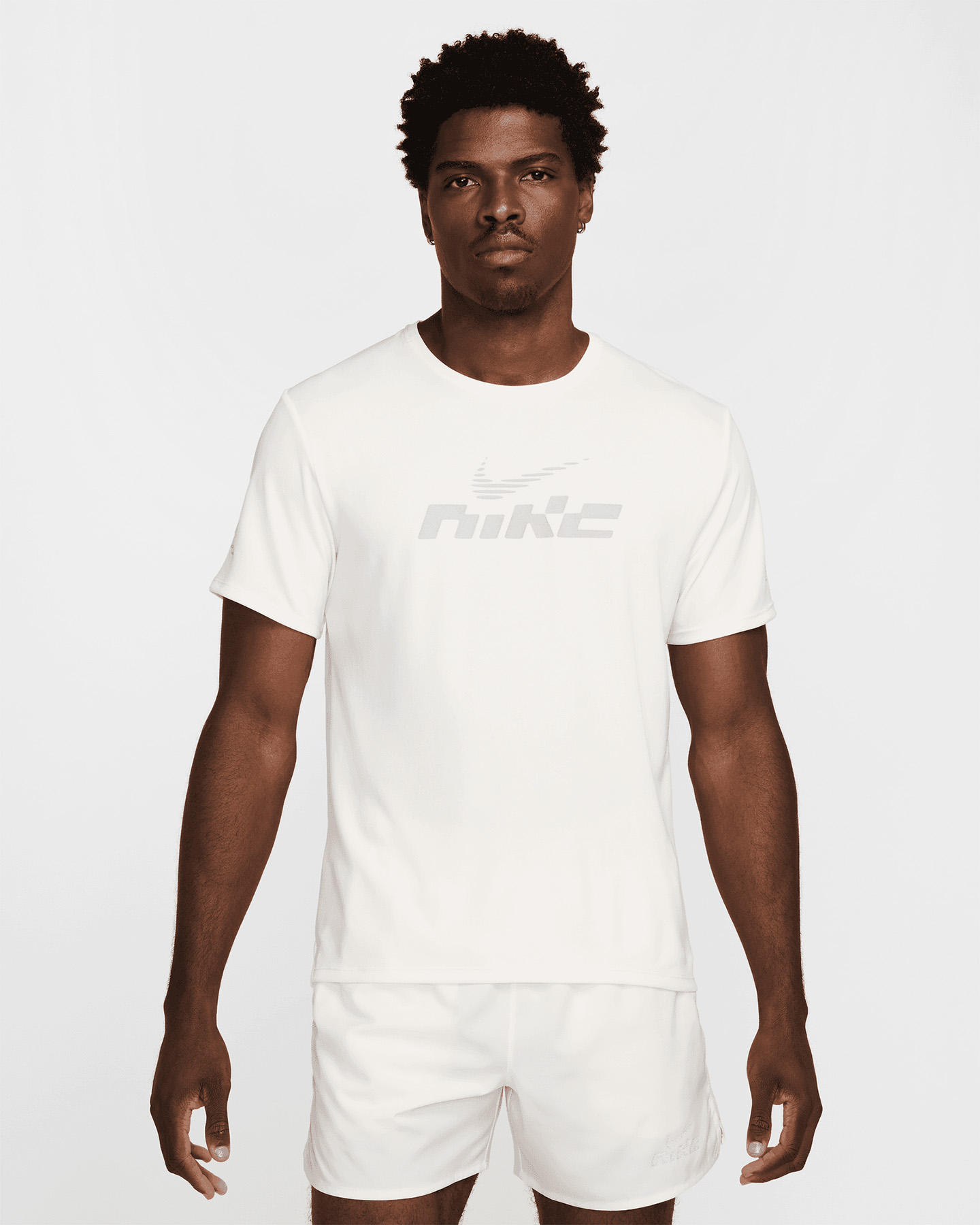 T-shirt running NIKE DRI FIT UV MILER M - Giallo - 0 | Cisalfa Sport