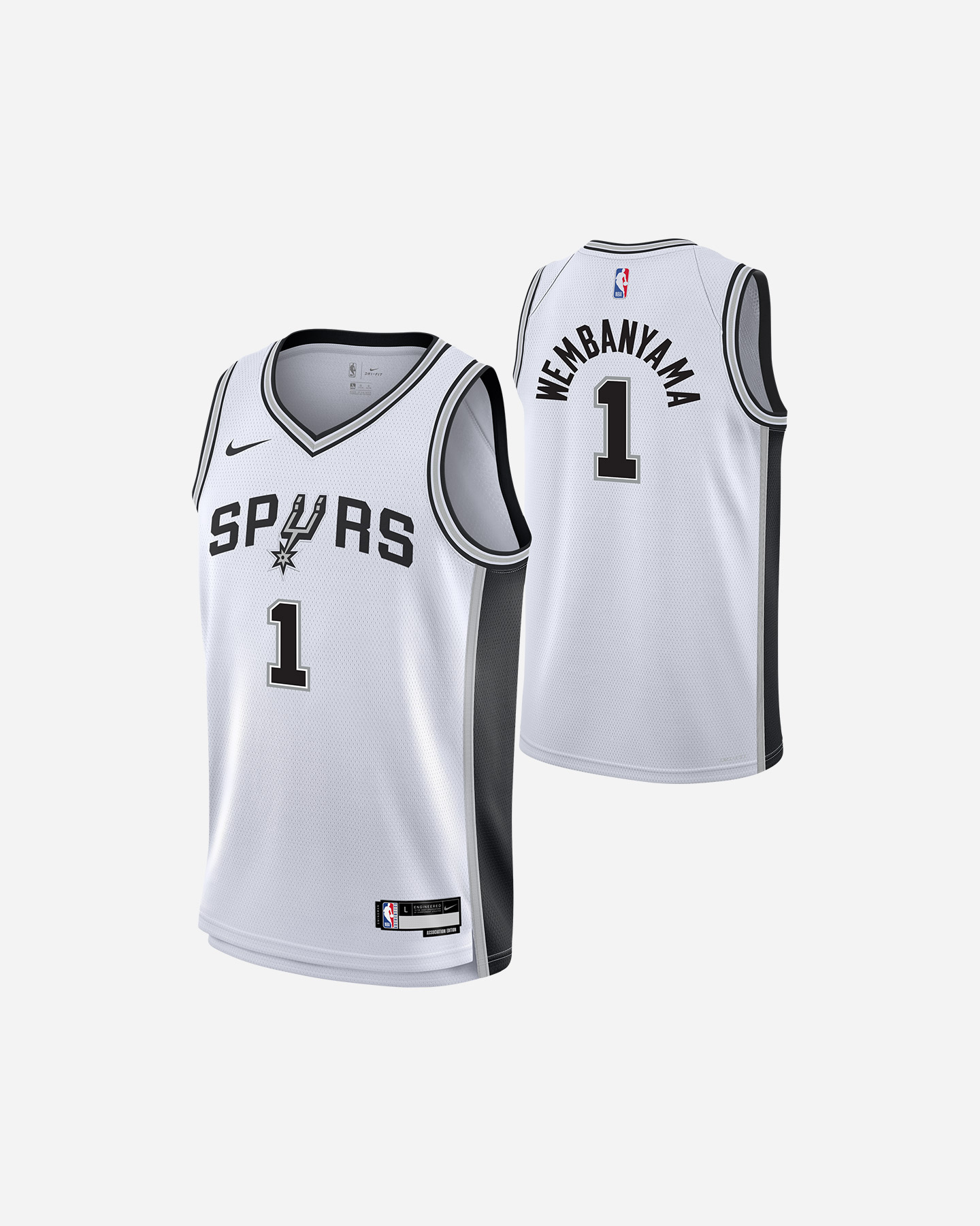 Canotta basket NIKE ASS SAN ANTONIO SPURS JR - Bianco - 2 | Cisalfa Sport