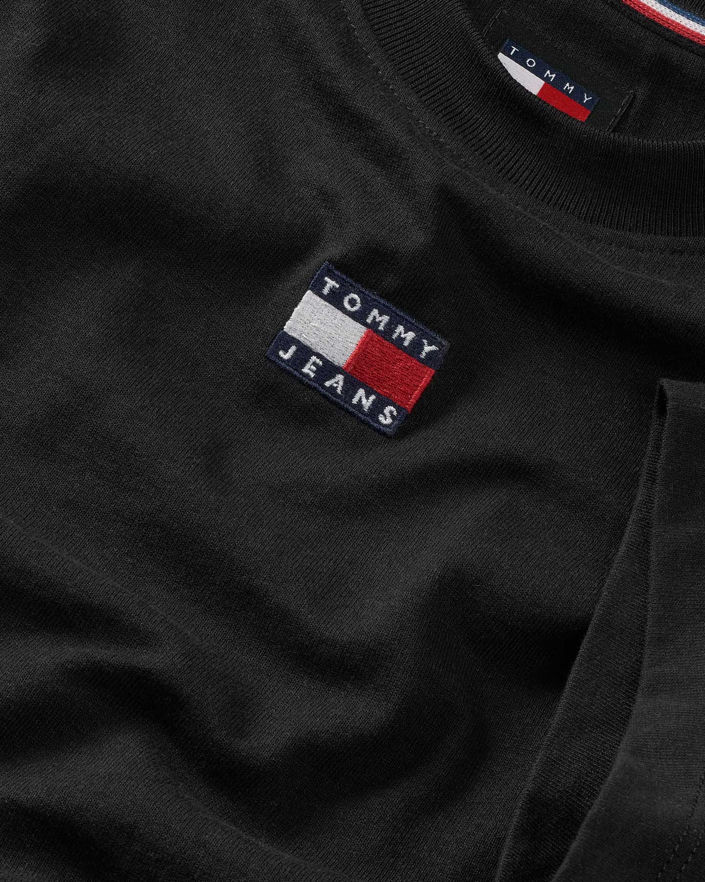T-shirt TOMMY HILFIGER BOXY BADGE FLAG W - Nero - 2 | Cisalfa Sport