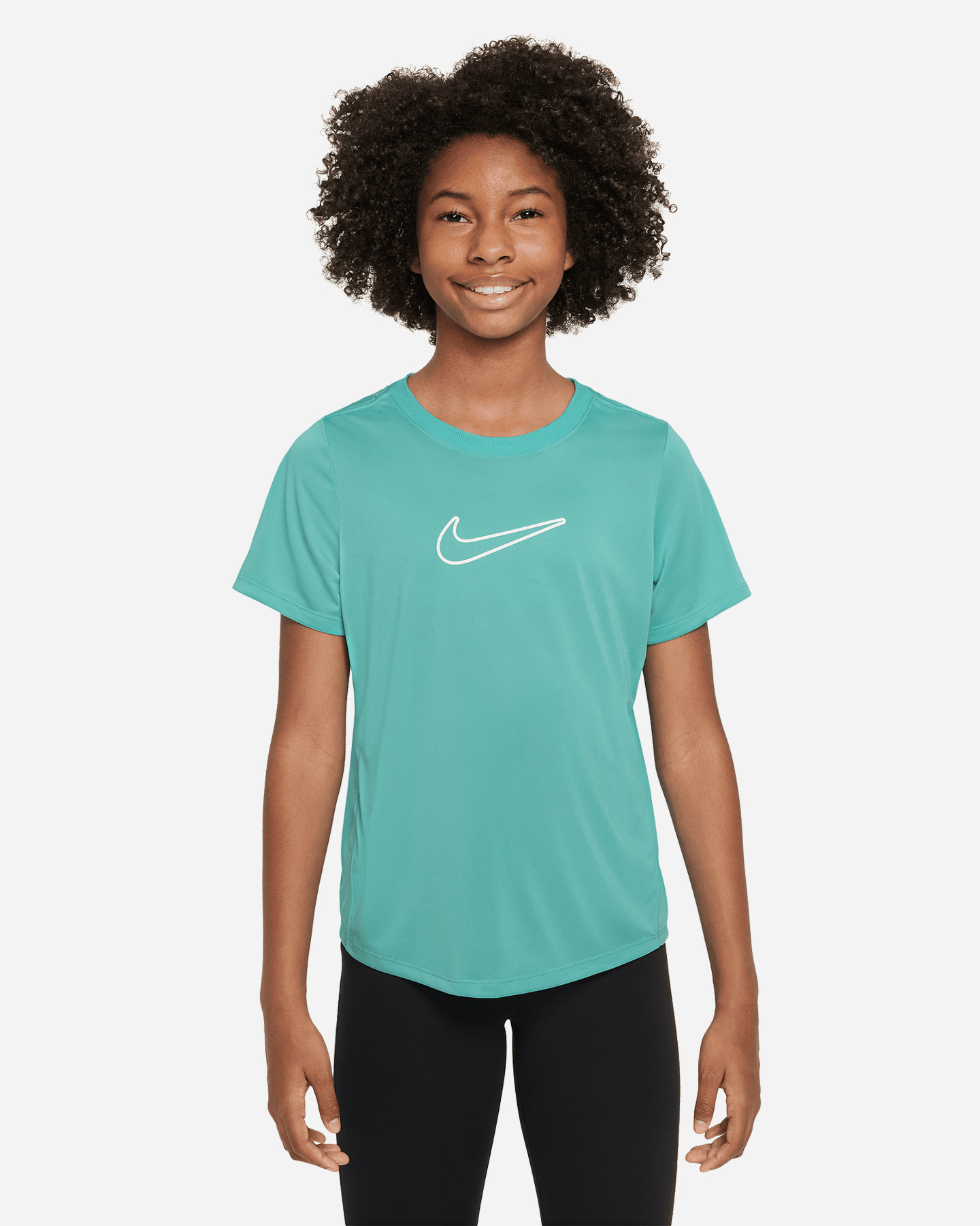 T-shirt NIKE DRI FIT ONE JR - Verde - 0 | Cisalfa Sport