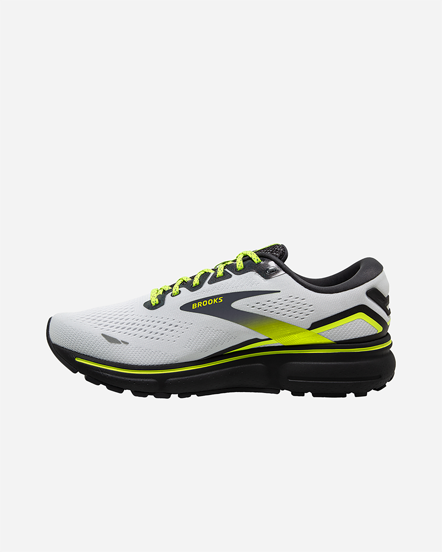 Scarpe running BROOKS GHOST 15 M - Bianco - 5 | Cisalfa Sport