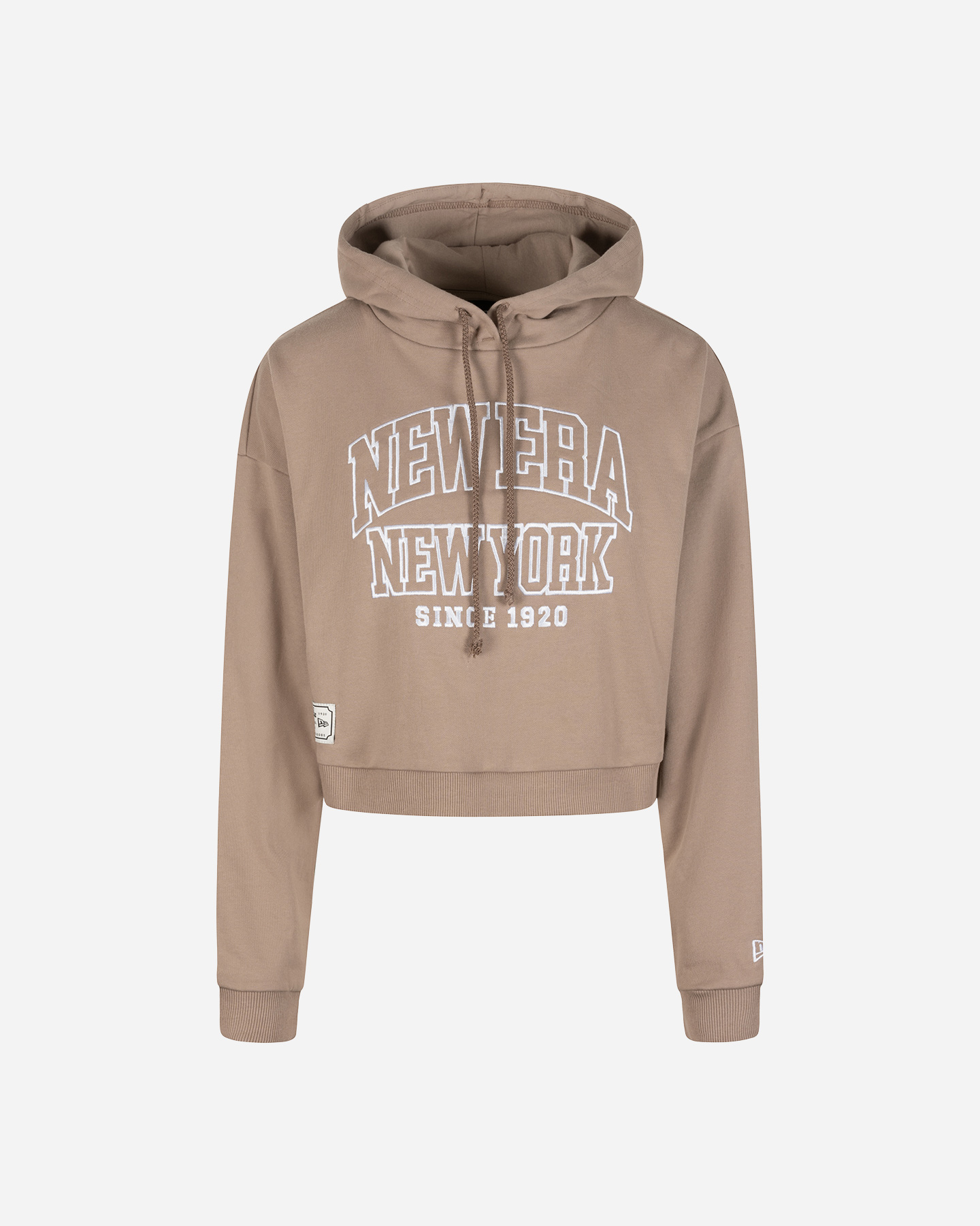 Felpa NEW ERA CROP BIG LOGO W - Beige - 0 | Cisalfa Sport