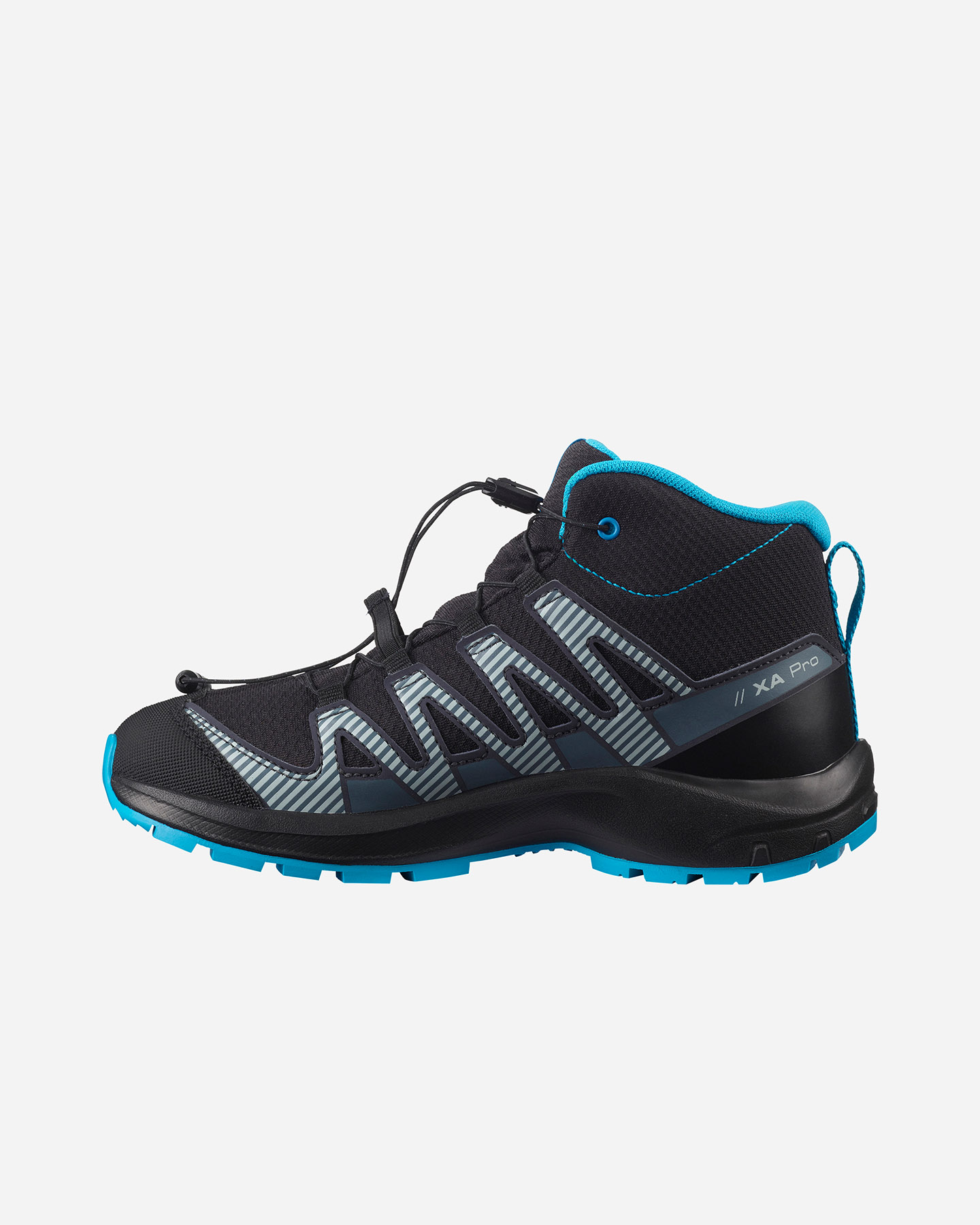 Scarpe trail SALOMON XA PRO V8 MID CSWP JR - Nero - 5 | Cisalfa Sport