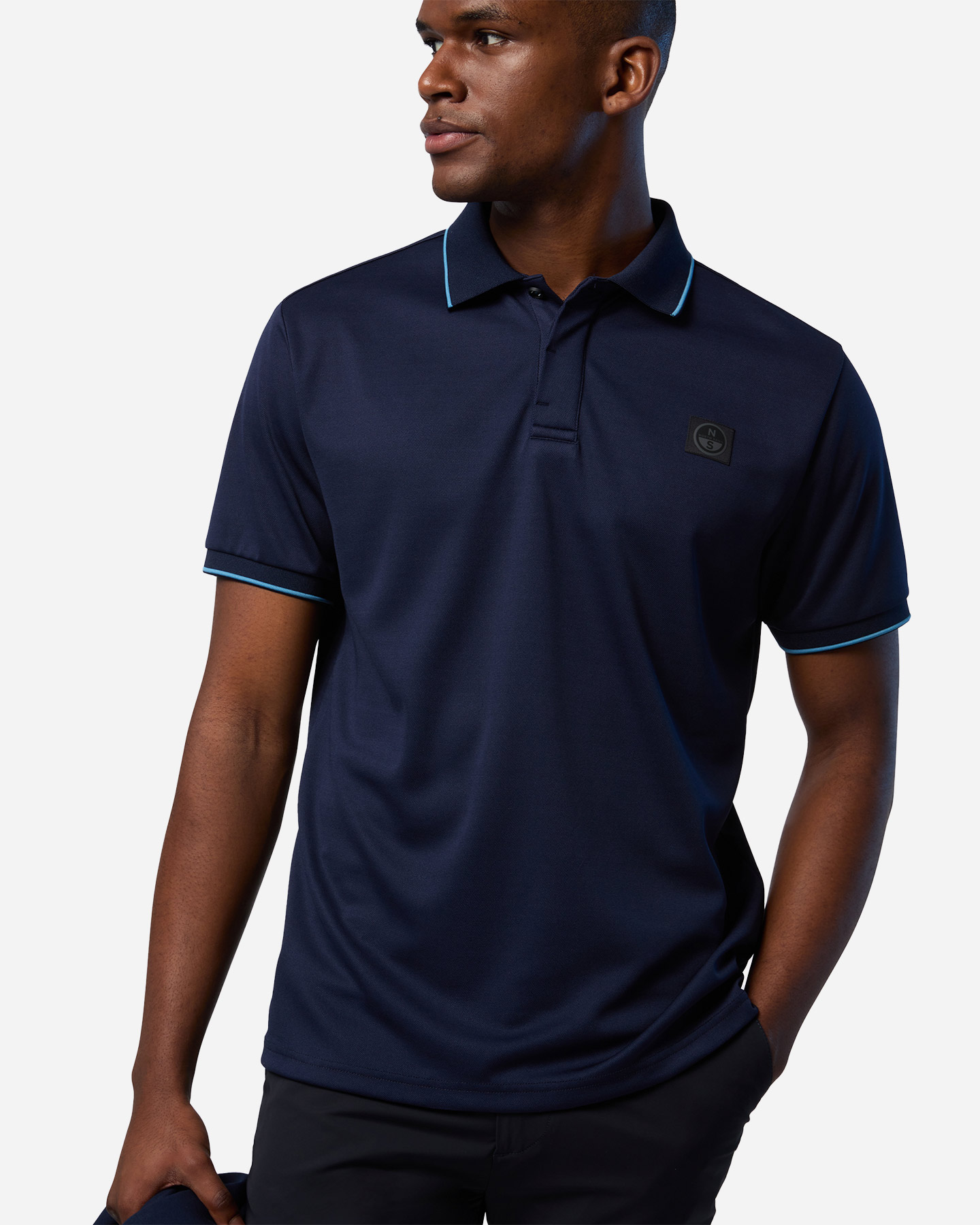 Polo NORTH SAILS PIQUET COOLMAX M - Blu - 4 | Cisalfa Sport