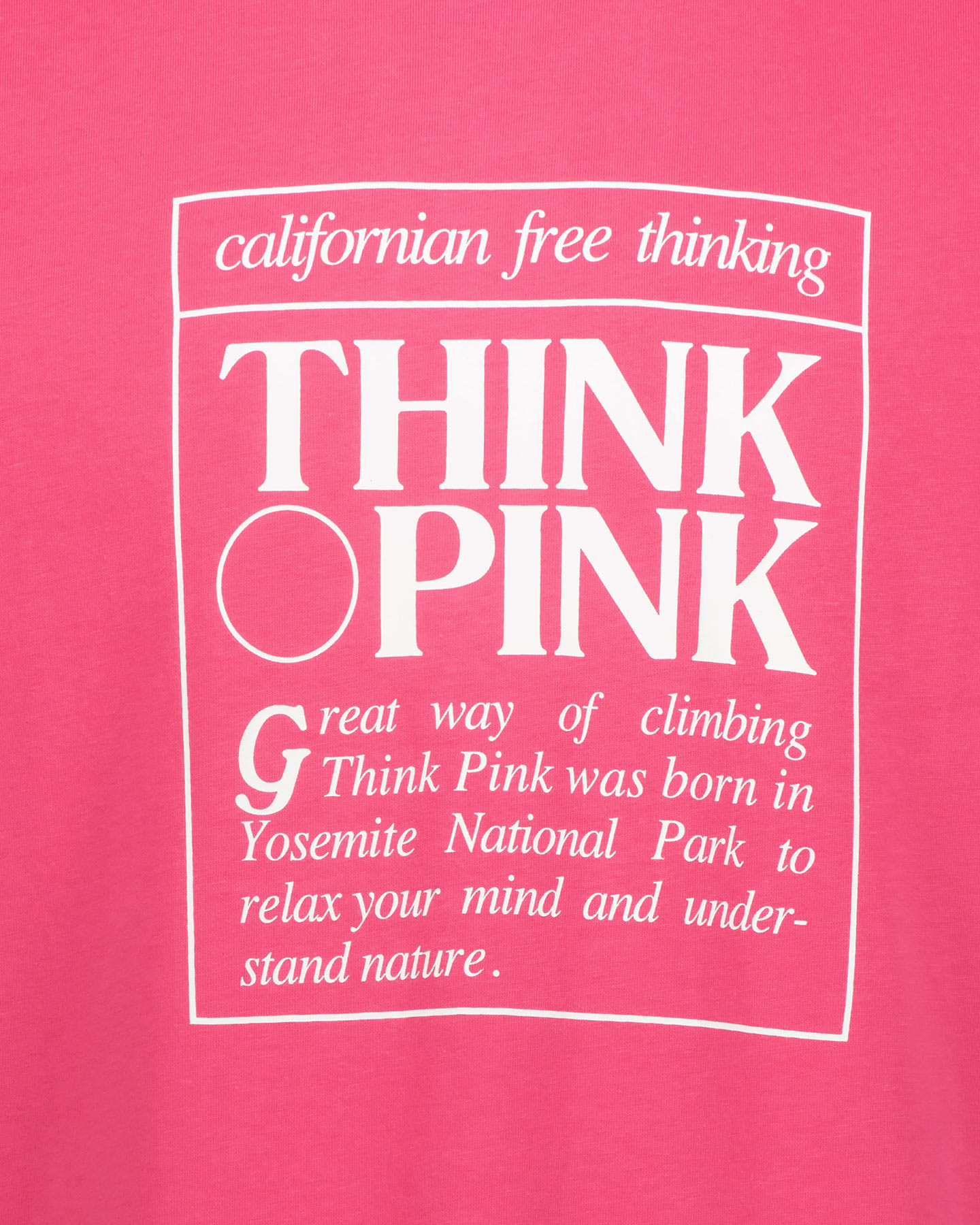 T-shirt THINK PINK BIG LOGO M - Rosa - 2 | Cisalfa Sport