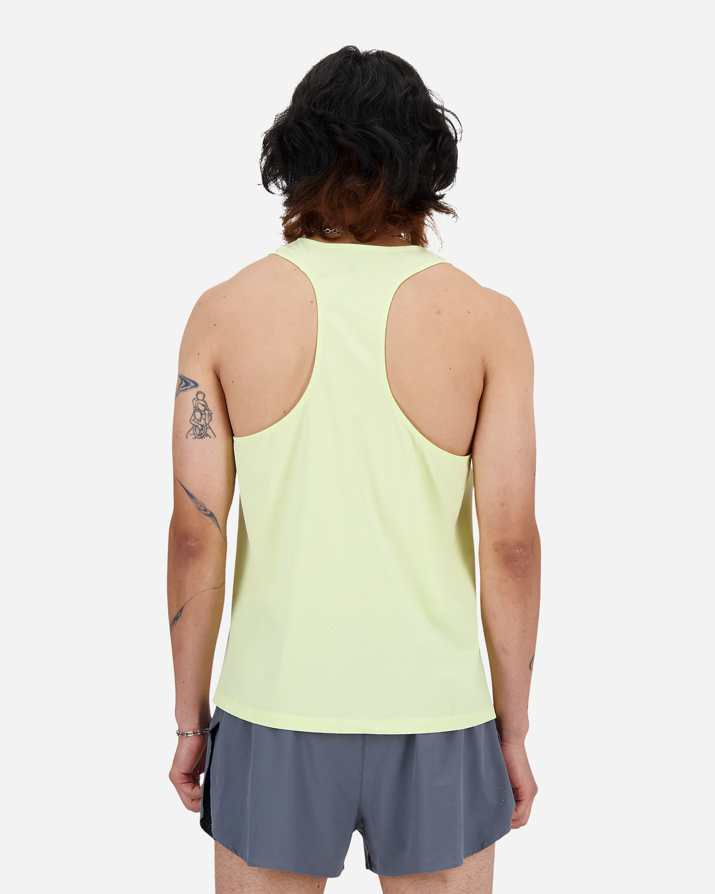 Canotta running NEW BALANCE ATHLETICS RACING M - Giallo - 3 | Cisalfa Sport