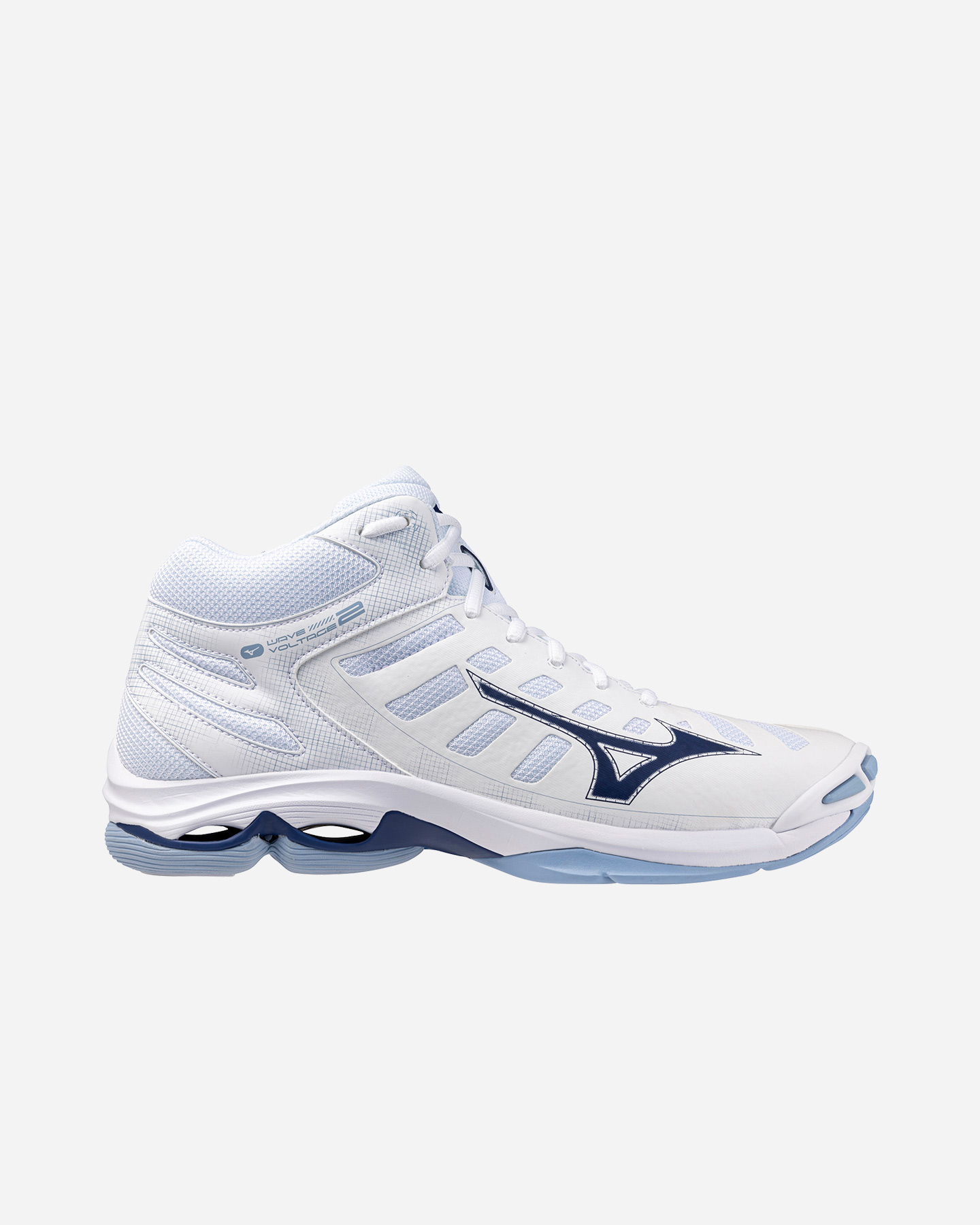 Scarpe volley MIZUNO WAVE VOLTAGE 2 MID M - Bianco - 0 | Cisalfa Sport