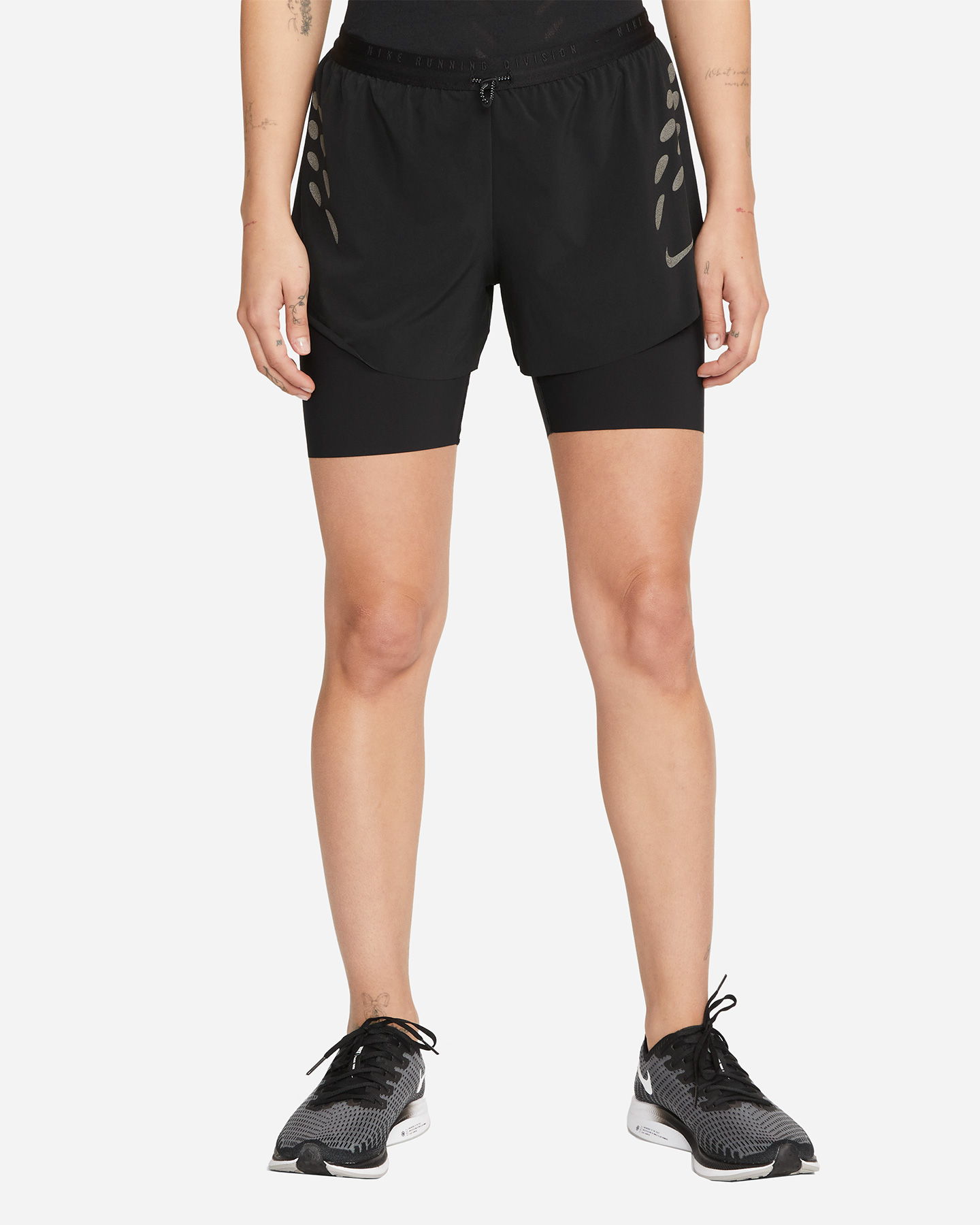 Short running NIKE DRI FIT RUN DIVISION 2IN1 W - 0 | Cisalfa Sport