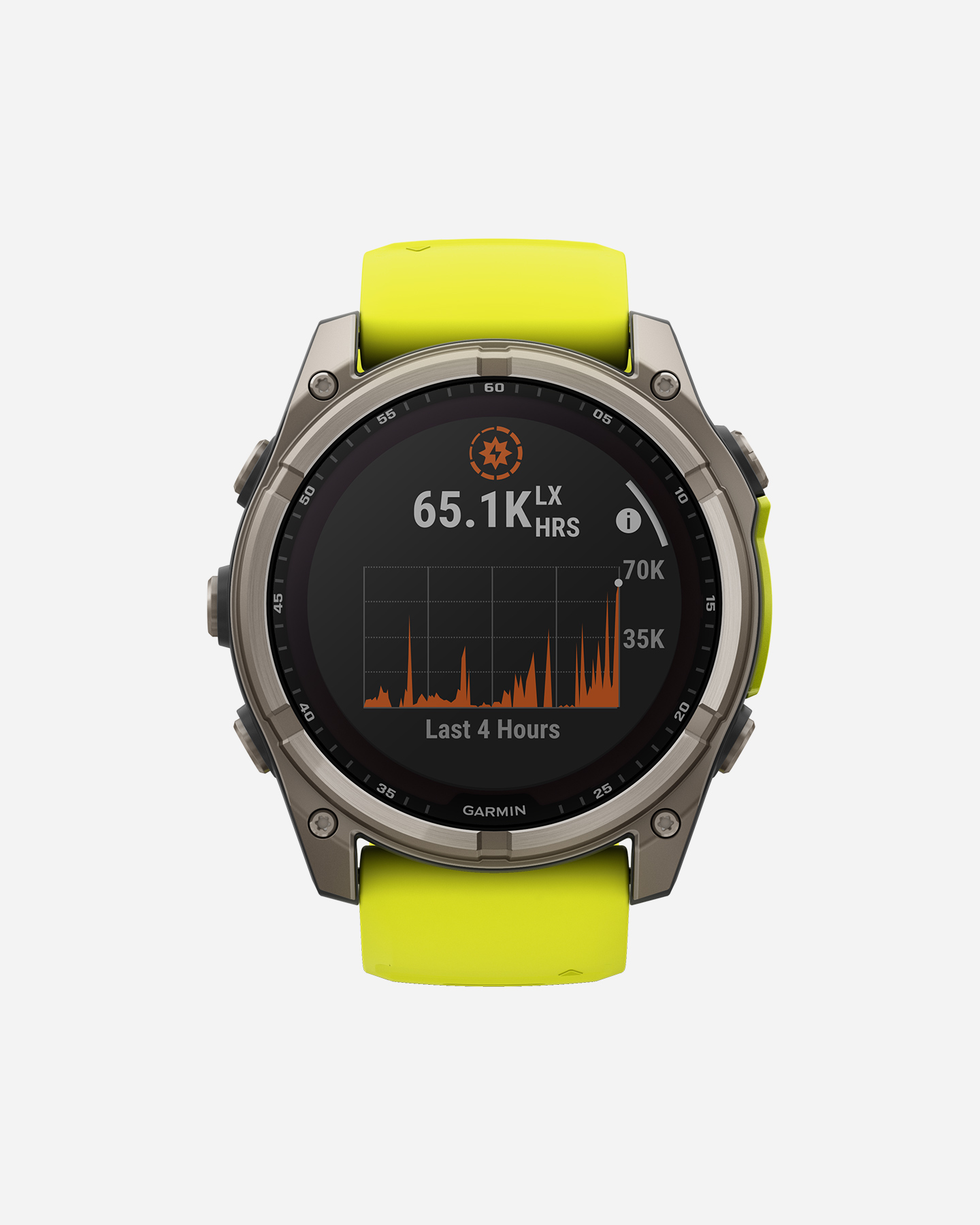 Orologio multifunzione GARMIN FENIX 8 SOLAR 51MM SAPPHIRE - Giallo - 0 | Cisalfa Sport