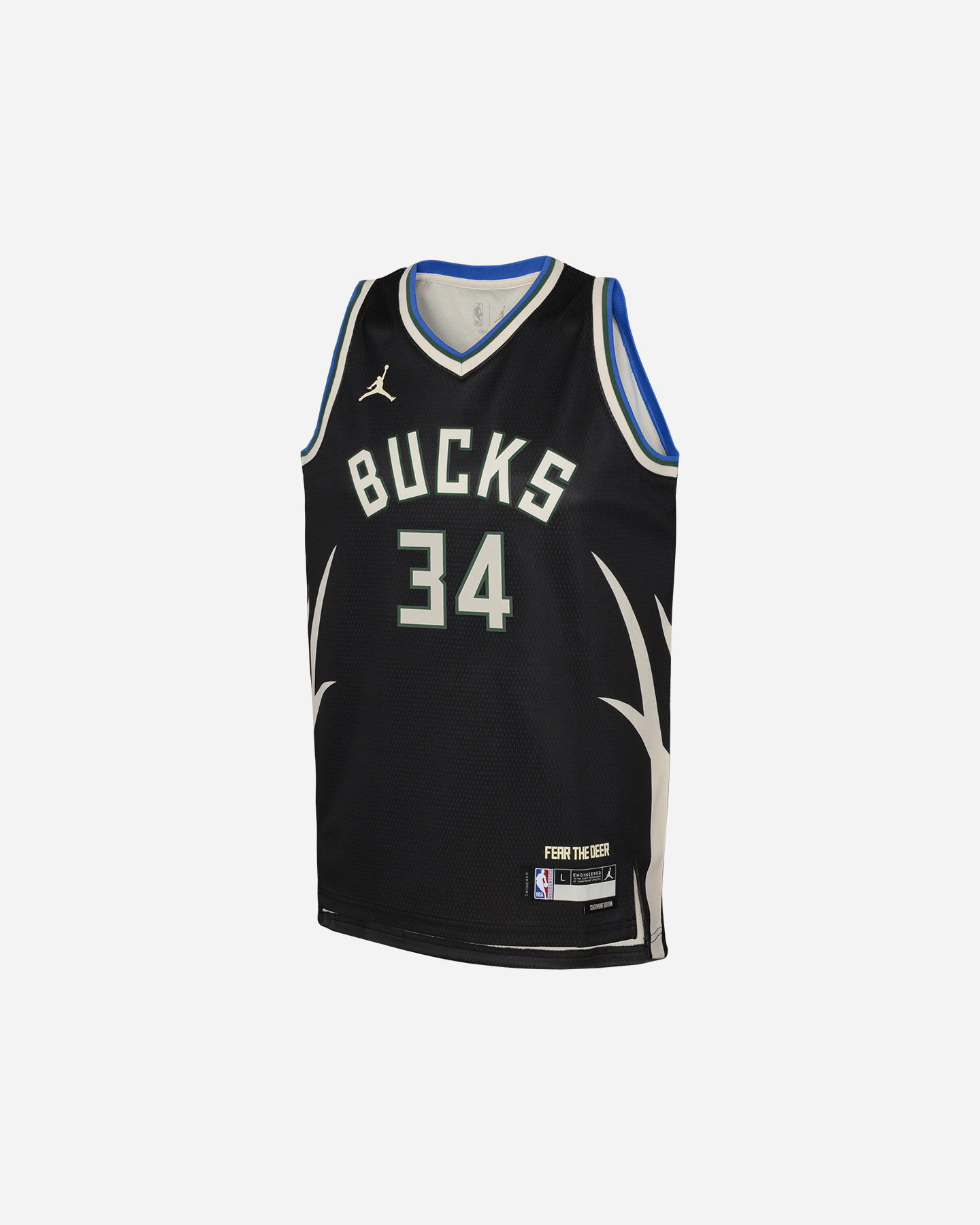 Canotta basket NIKE GIANNIS MILWAUKEE BUCKS JR - Nero - 0 | Cisalfa Sport