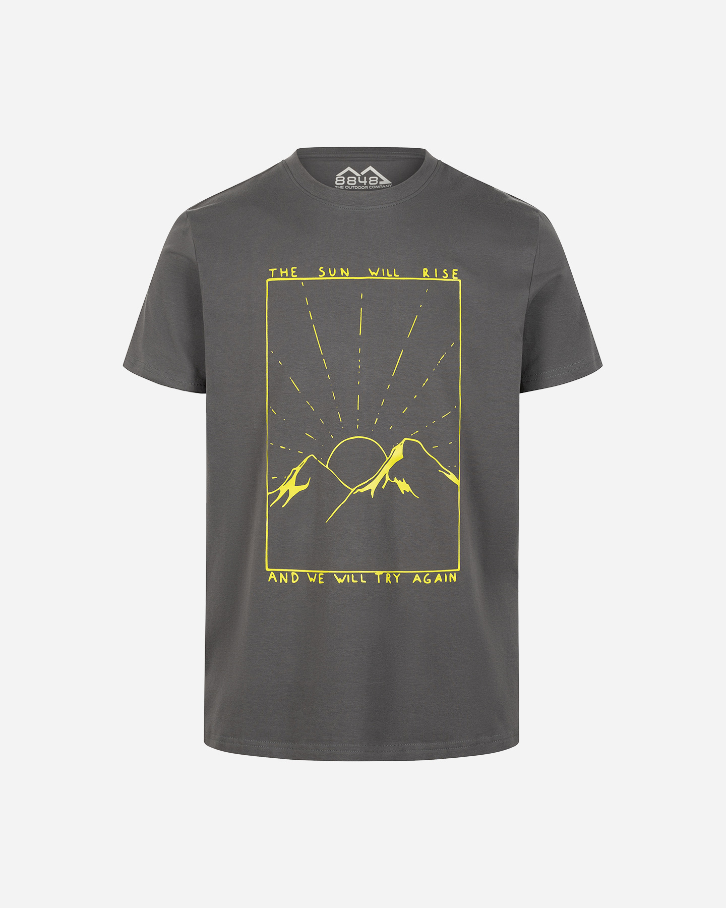 T-shirt 8848 MOUNTAIN ESSENTIAL M - Grigio - 5 | Cisalfa Sport